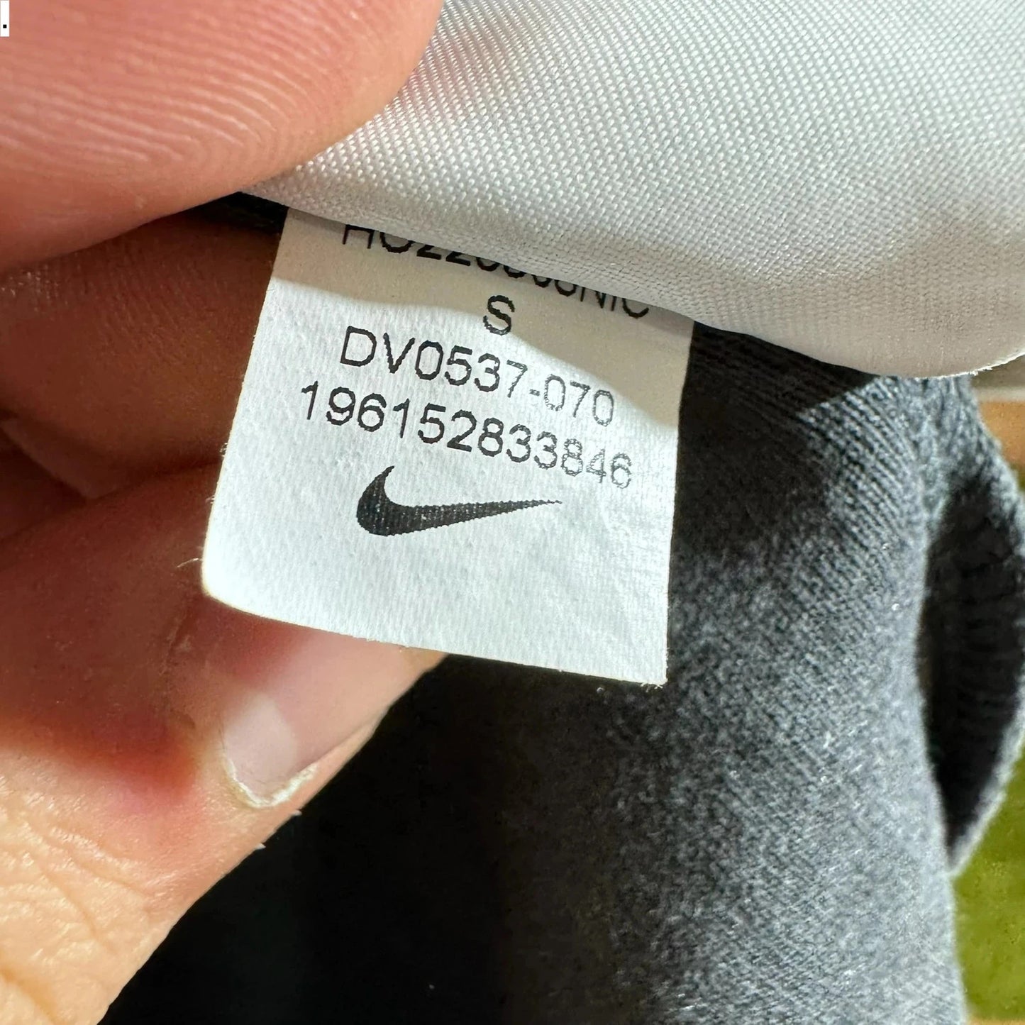 Black & Grey Nike Tech Fleece Hoodie - Small