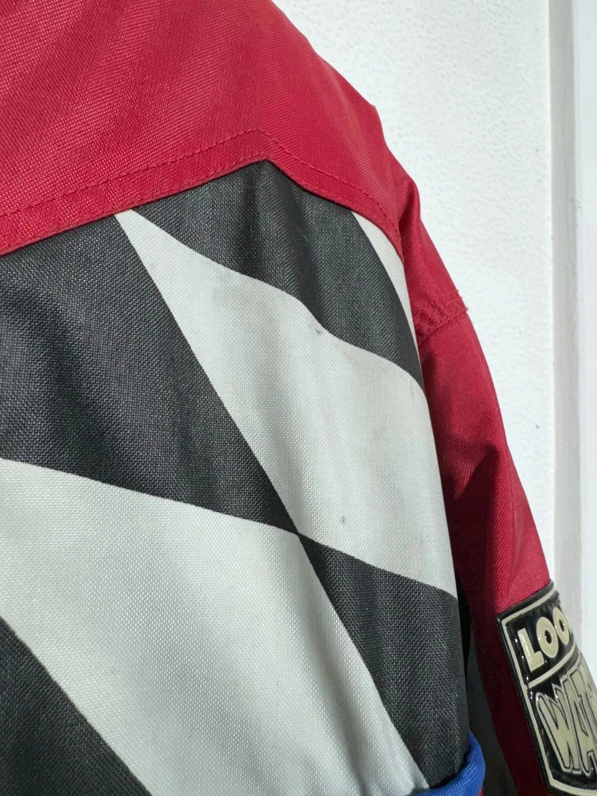 Vintage 90s Black & Red Pro Racing Jacket - Large