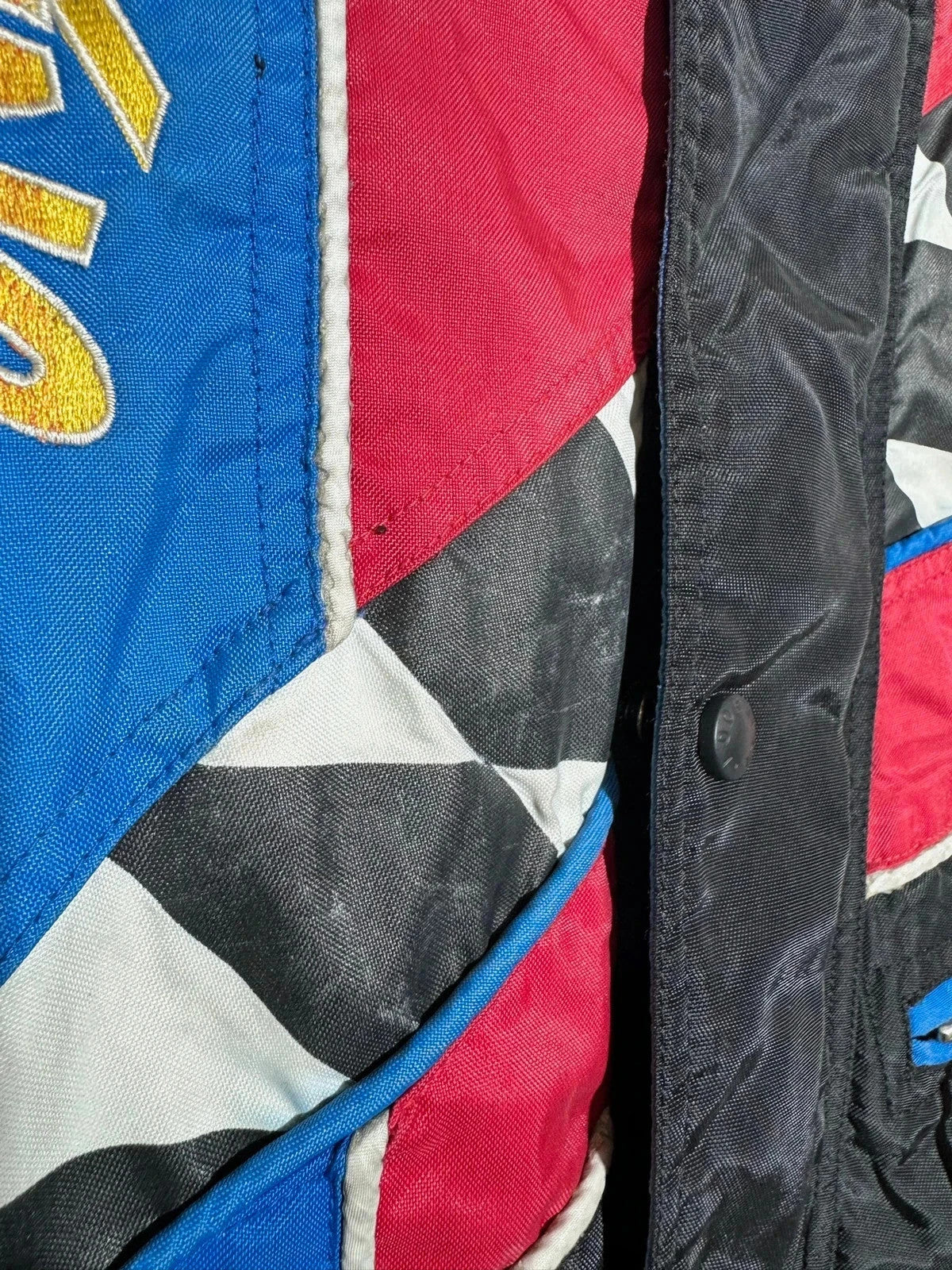 Vintage 90s Black & Red Pro Racing Jacket - Large