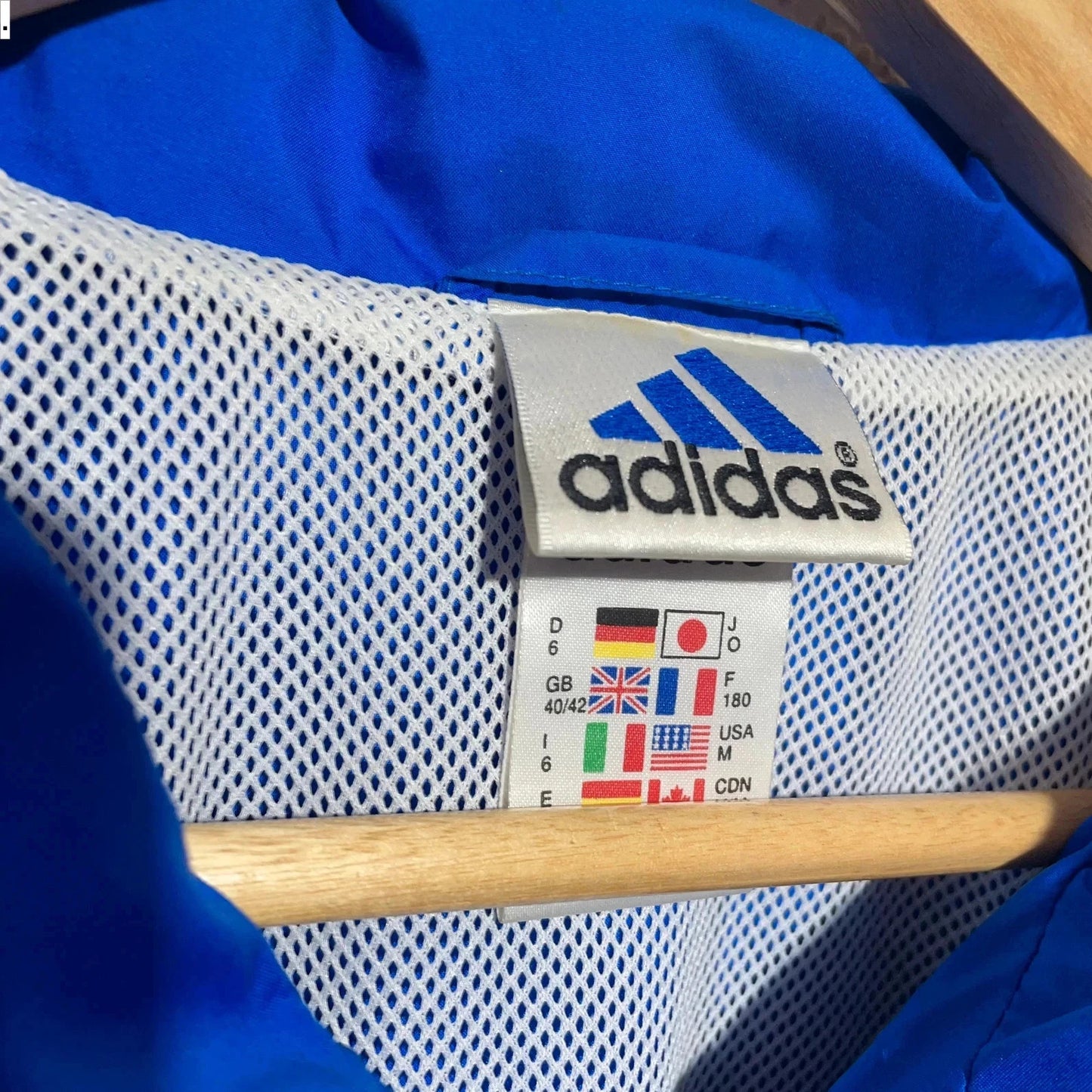 Vintage 2000 Paralympic Track Jacket Adidas Great Britain Blue - Medium