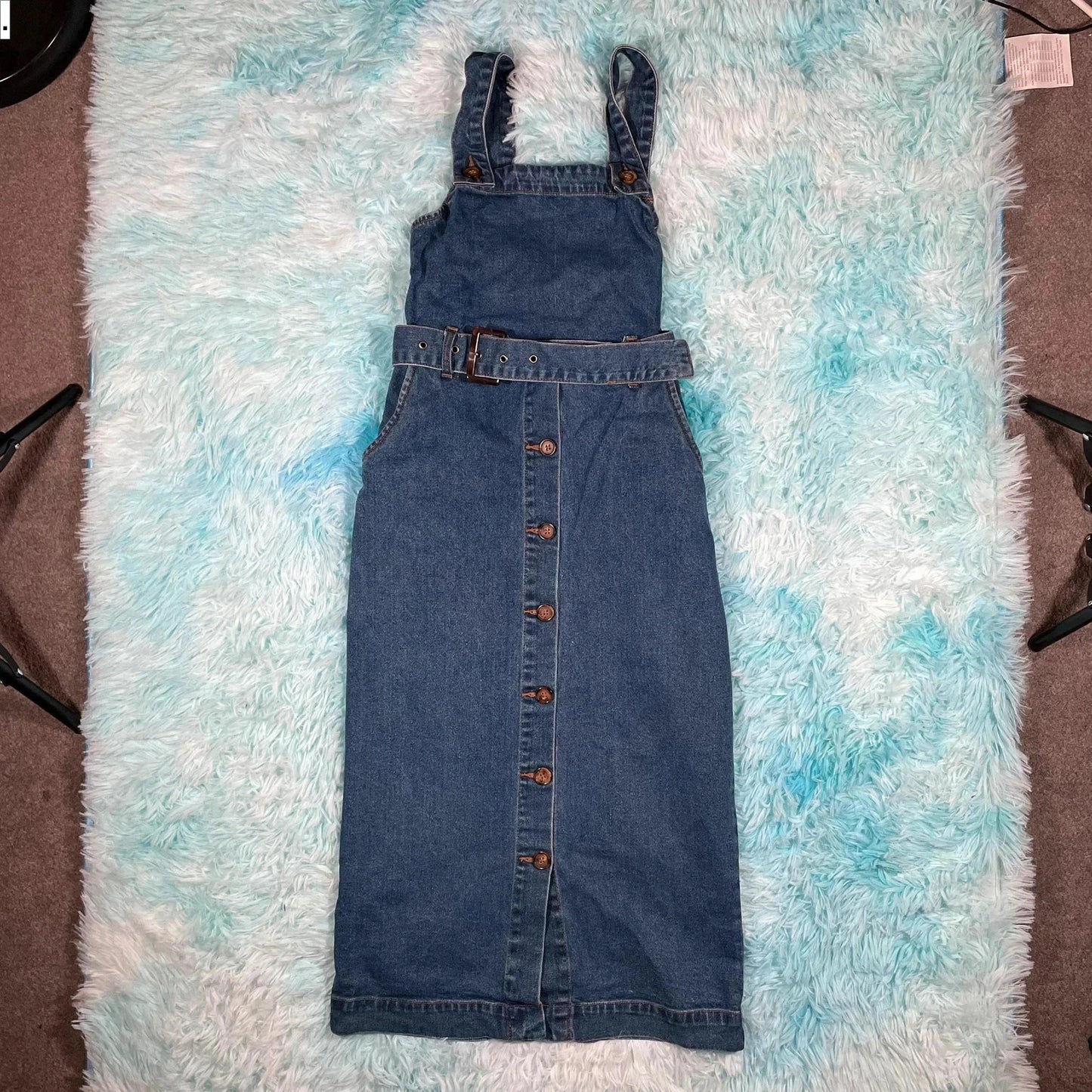 Vintage 00s Y2K Denim Dress Redherring - UK8