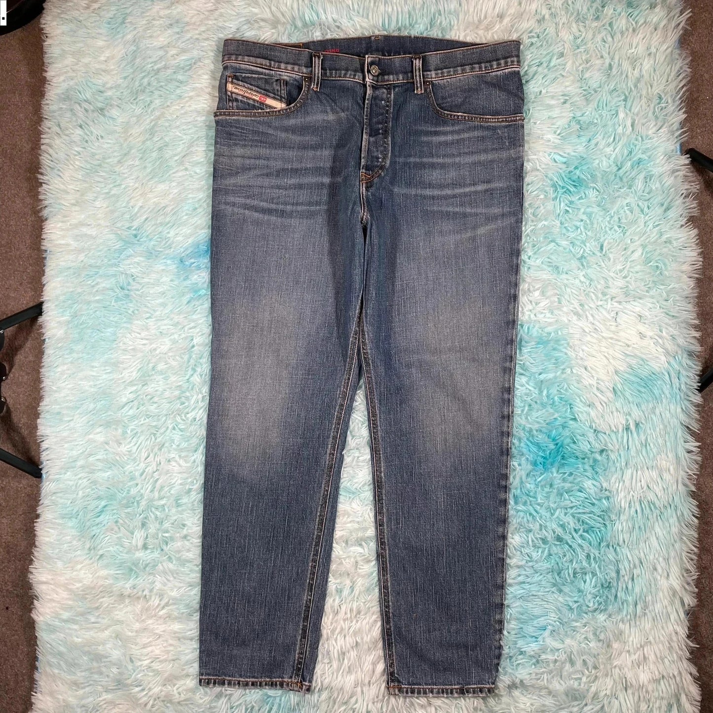Vintage 00s Diesel Jeans straight Slim Fit - 36W 32L