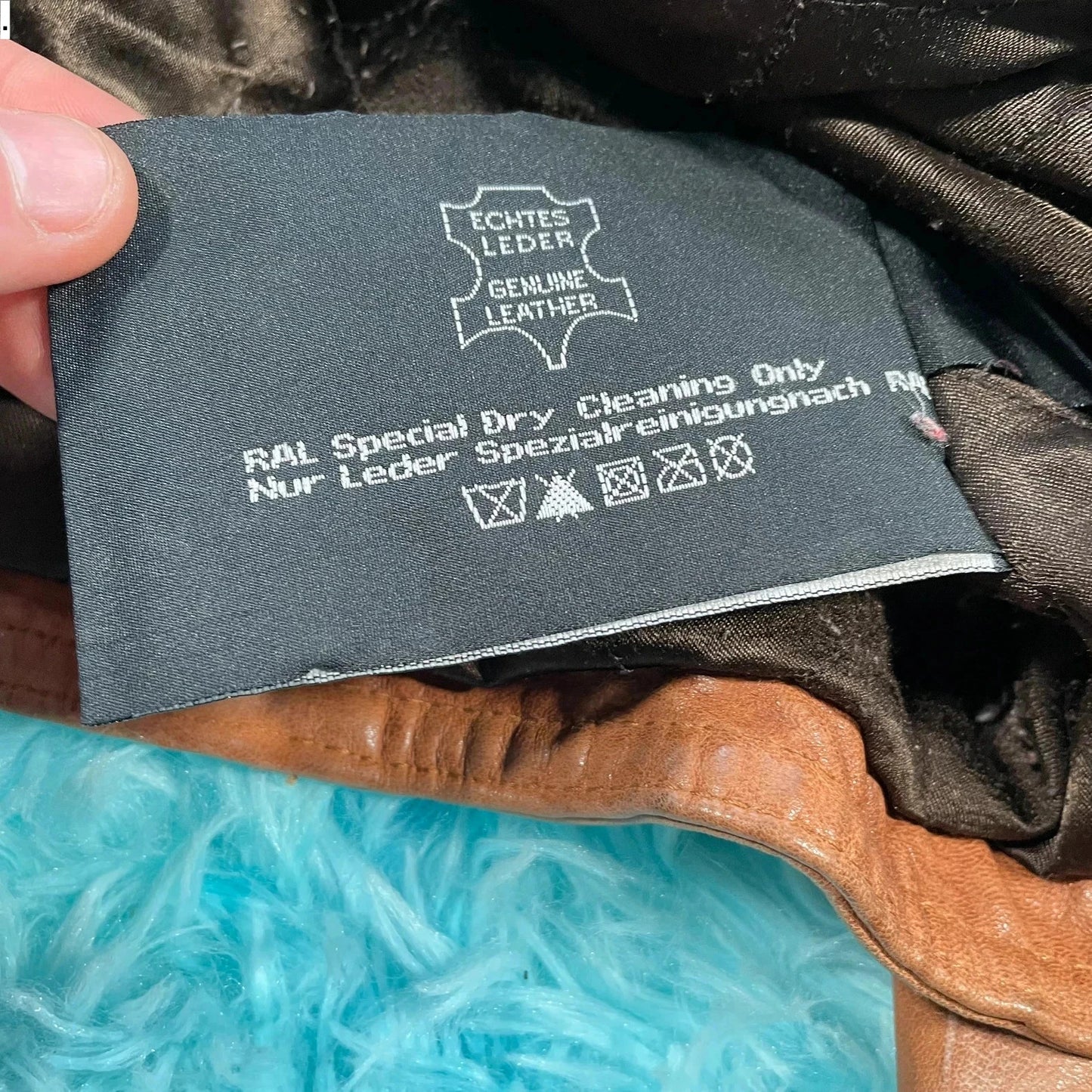 Vintage Brown Snapshot Leather Jacket - XL