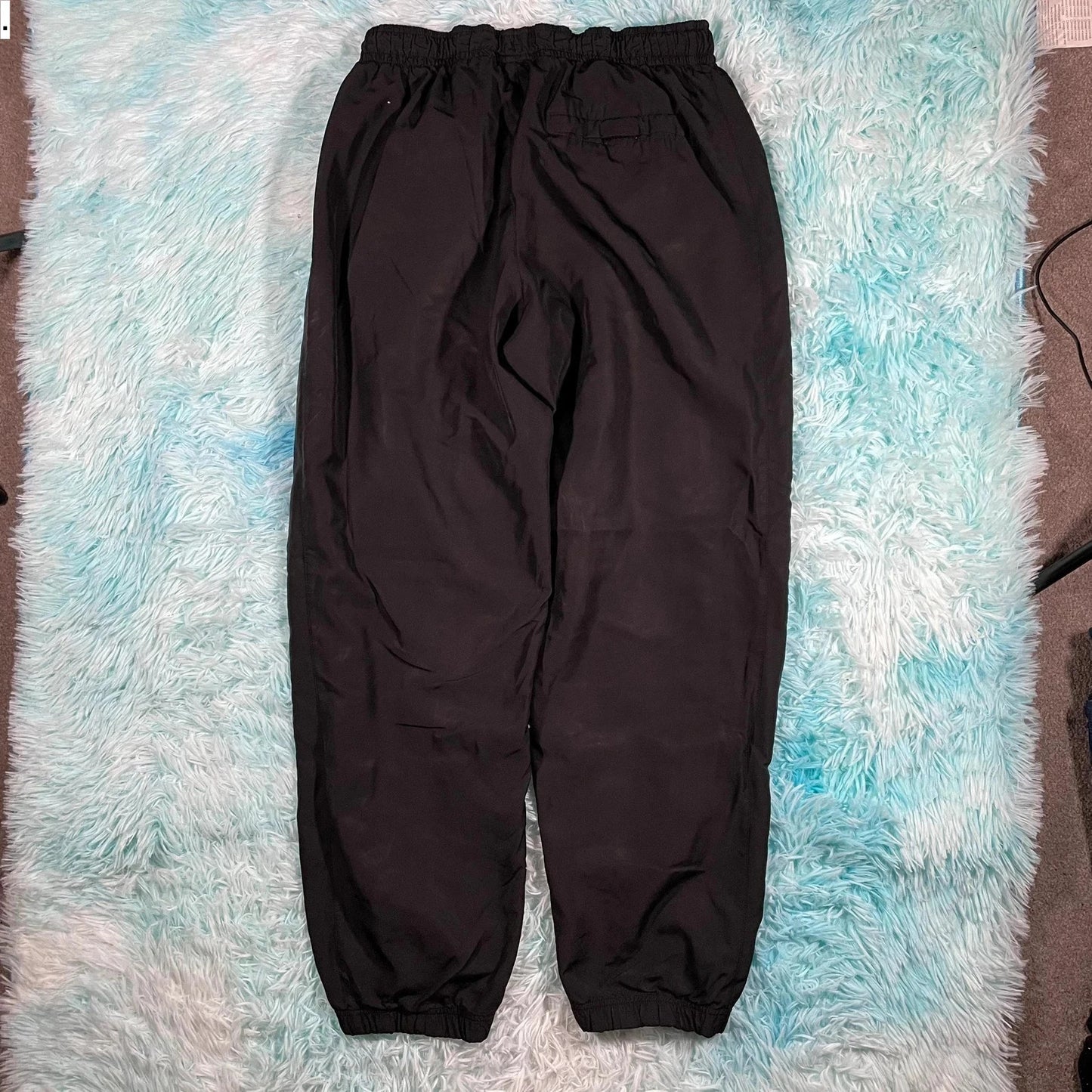 Vintage Black Nike Tracksuit Bottoms - Large