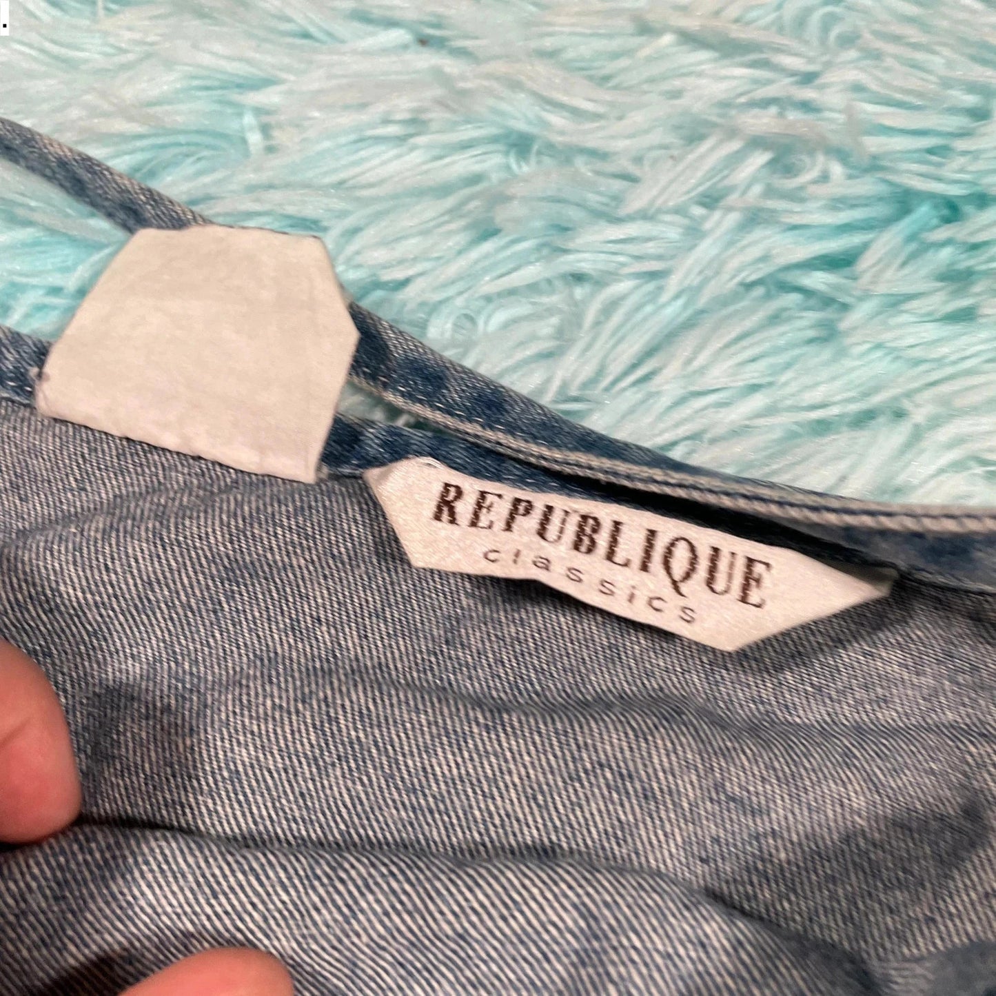 Vintage 90s Denim Wrap Skirt Mini