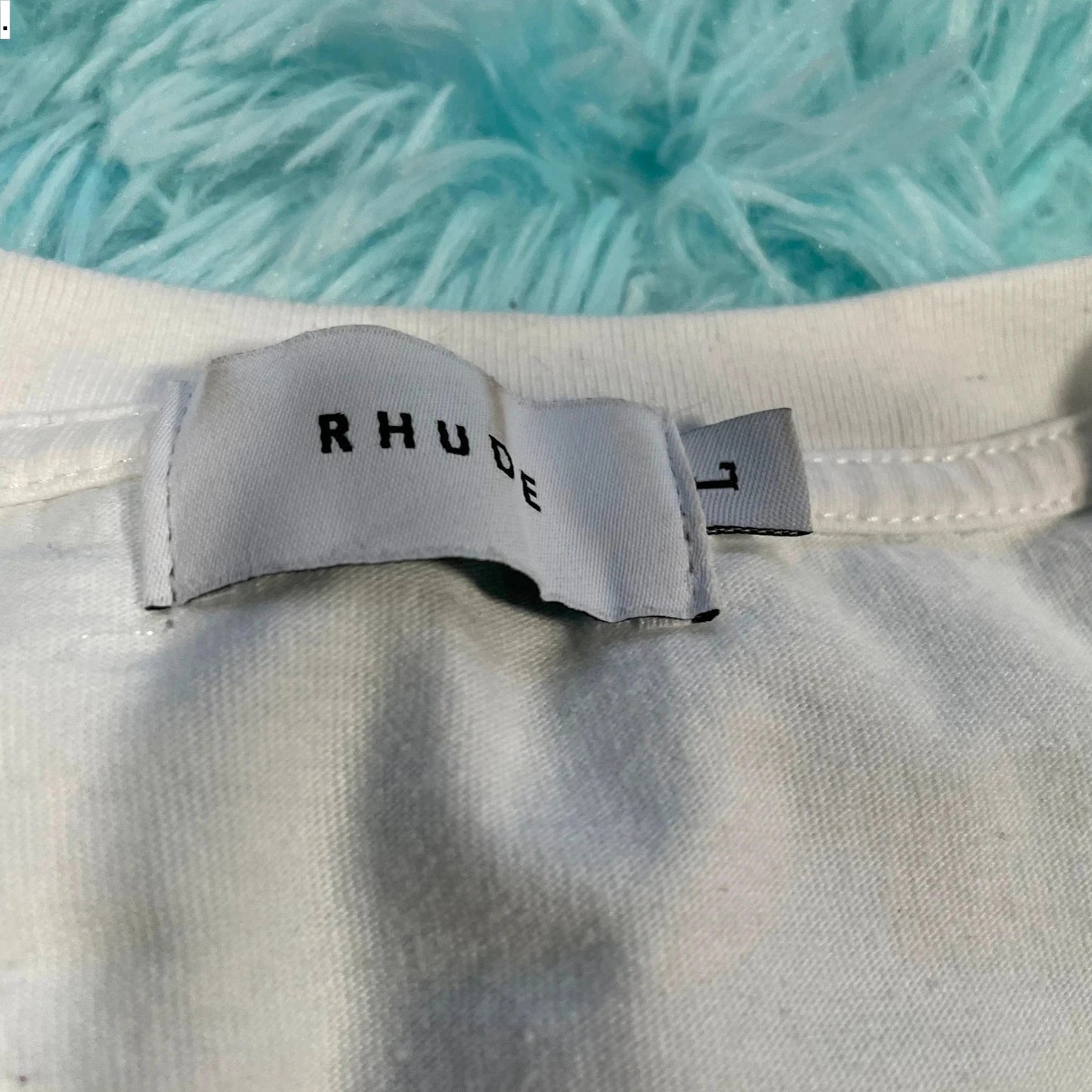 White Rhude McLaren 2021 Racing Team Graphic T Shirt - Large