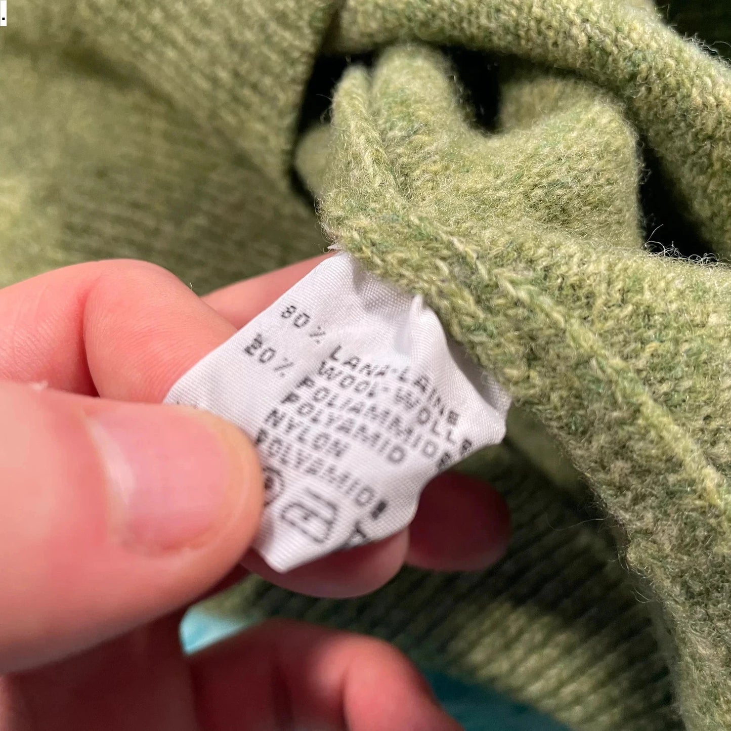 Olive Green Boggi 1/4 Zip Knitted Jumper - Small