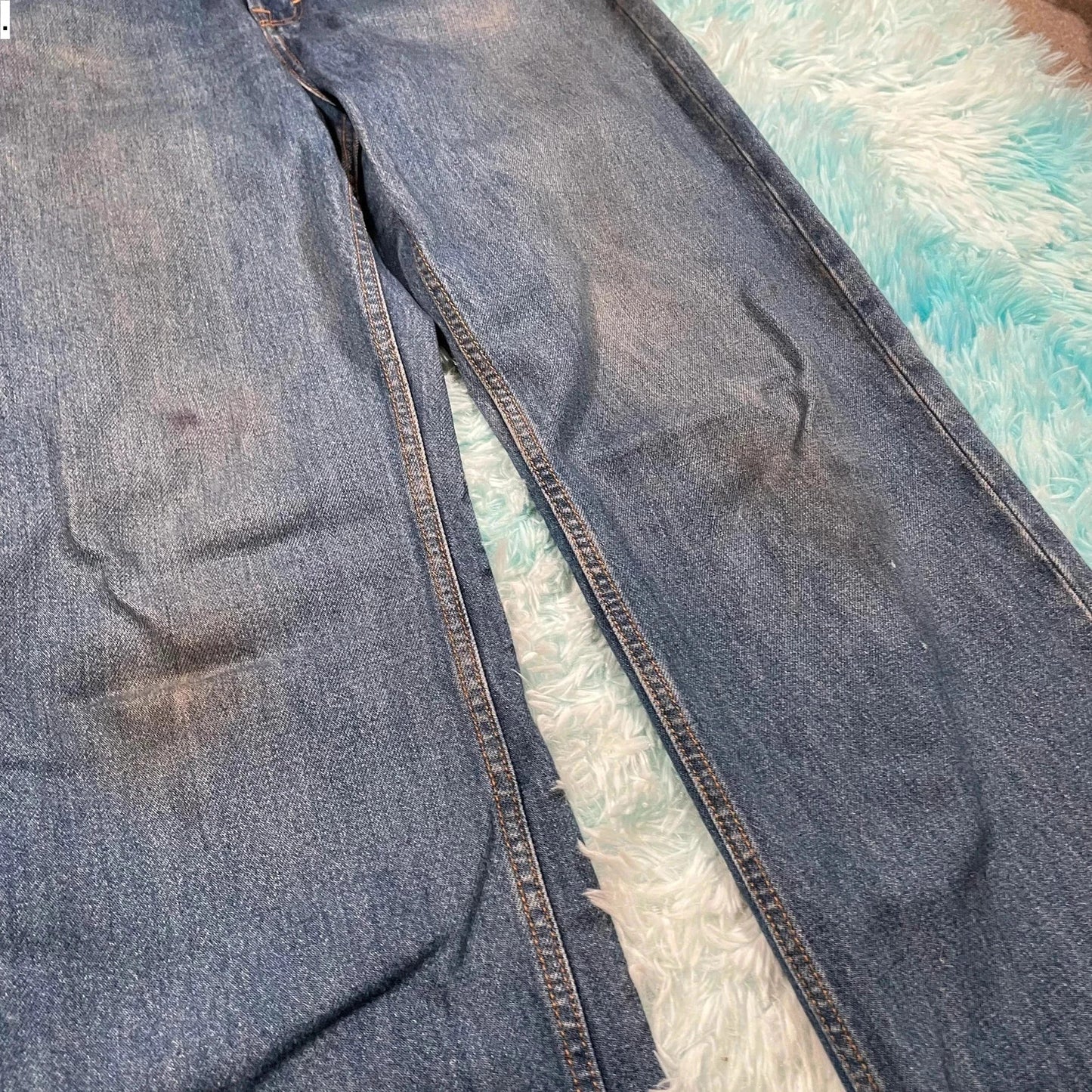 Blue Cos Jeans Loose Straight Selvedge - 30W 32L