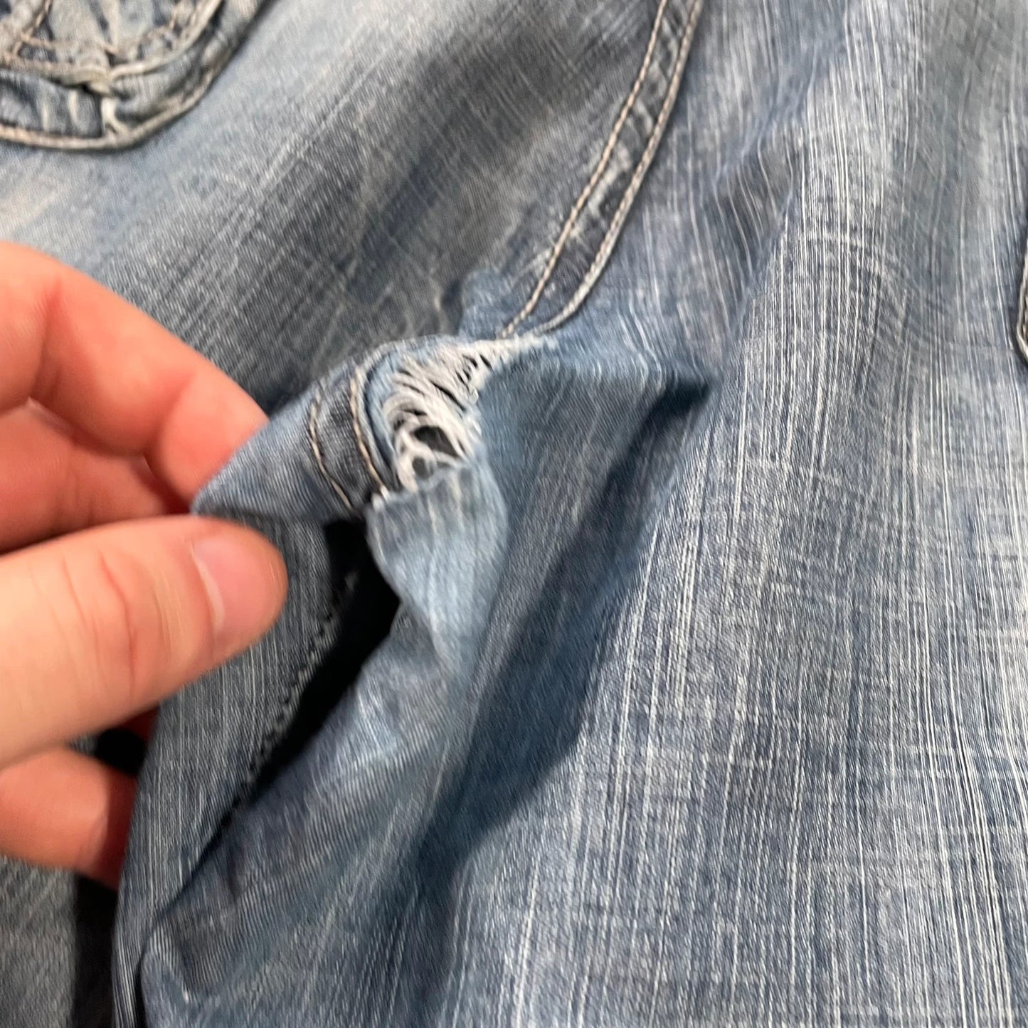 Vintage 00s Forex Denim Cargo Shorts Jorts - 34W