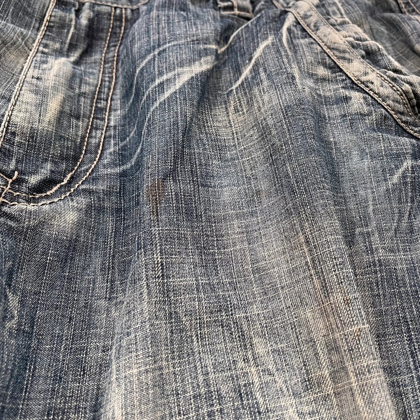 Vintage 00s Forex Denim Cargo Shorts Jorts - 34W