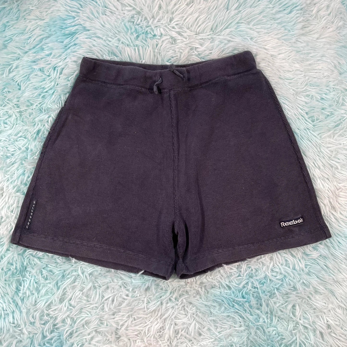 Vintage 90s Navy Reebok Running Shorts - Size 14