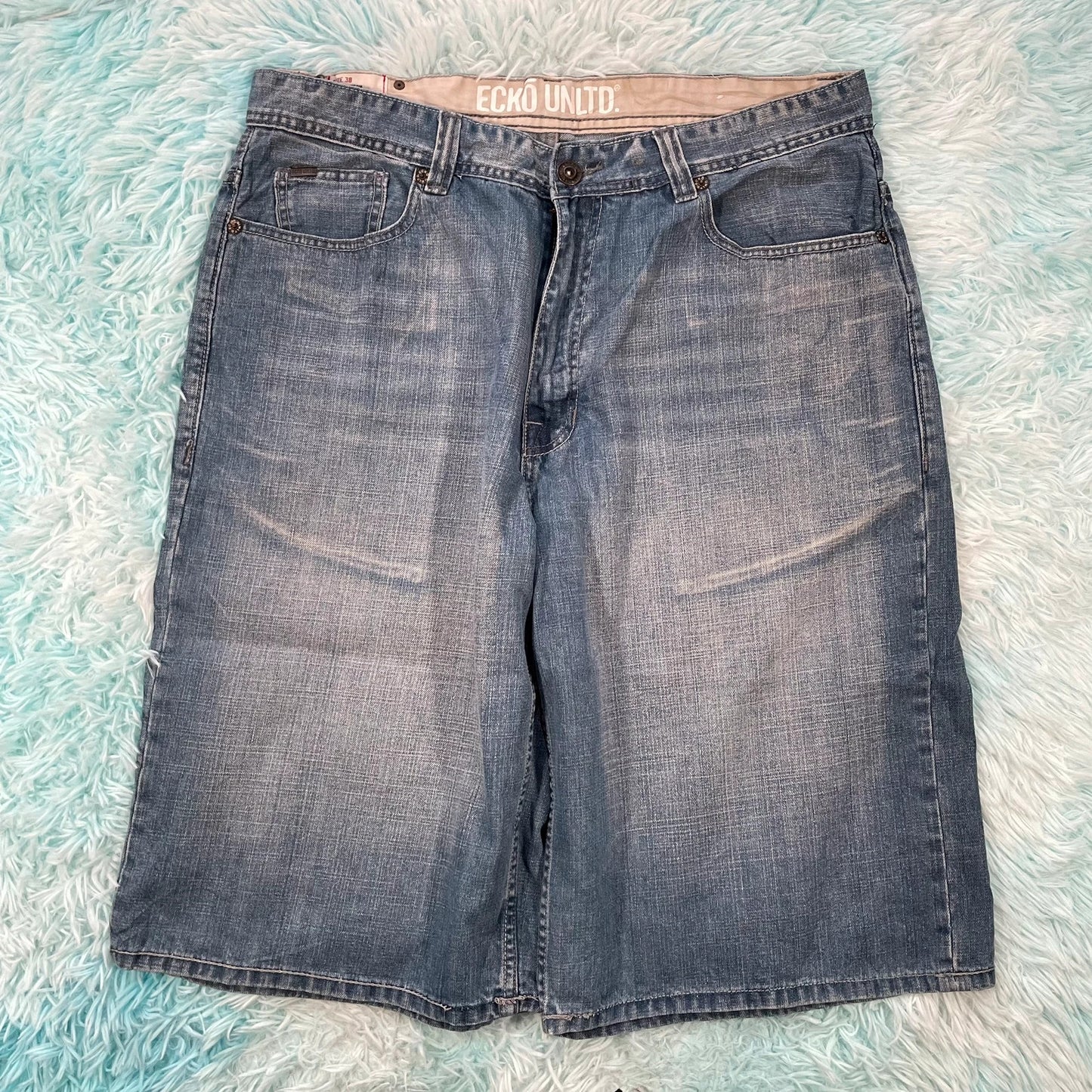 Vintage 00s Ecko Unltd Jean Shorts Jorts - 38W