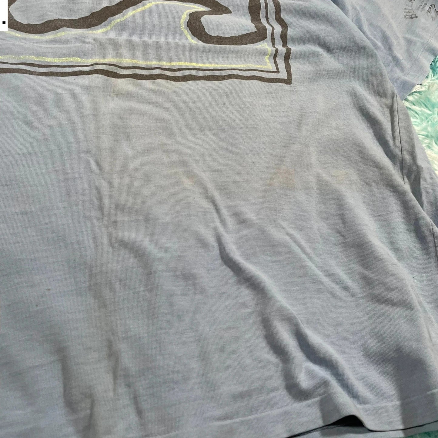 Vintage 80s Blue Billabong Graphic T Shirt - Large