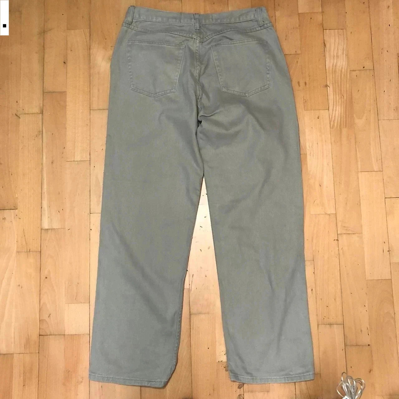 Vintage 00s Grey Baggy Trousers Pants - 36W 31L