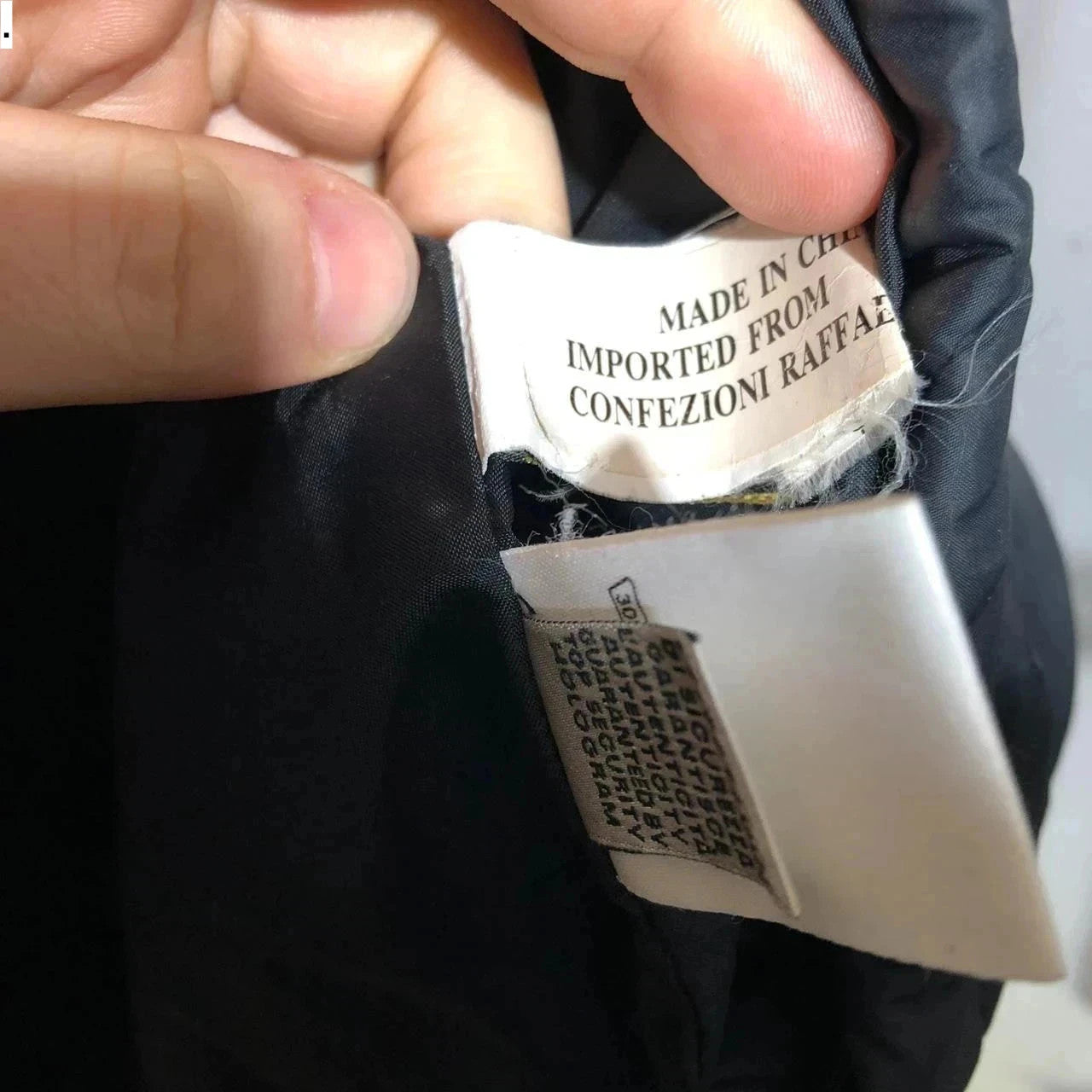 Vintage 00s Black Dolce & Gabbana Puffer Jacket Coat - XL