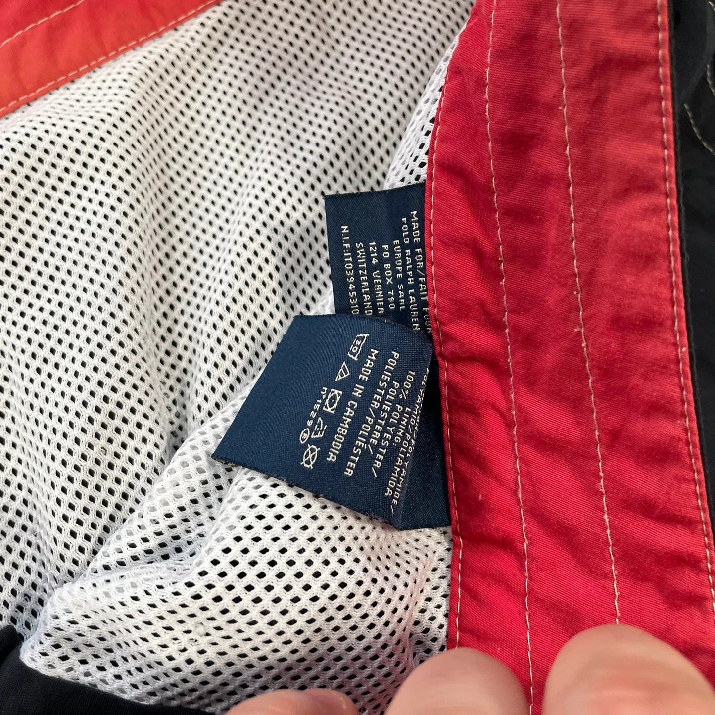 Vintage Navy Polo Ralph Lauren Swim Shorts - XL