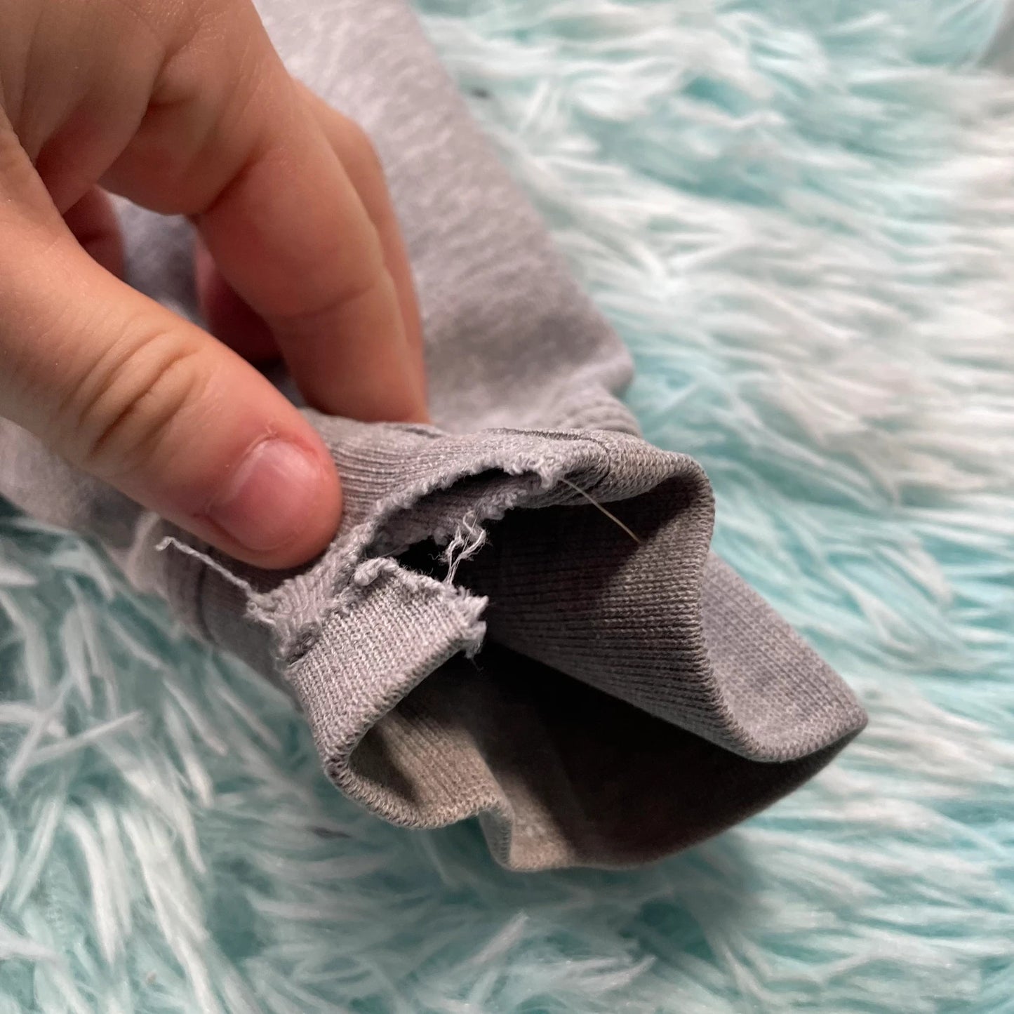 Grey Nike Full Zip Hoodie - Large