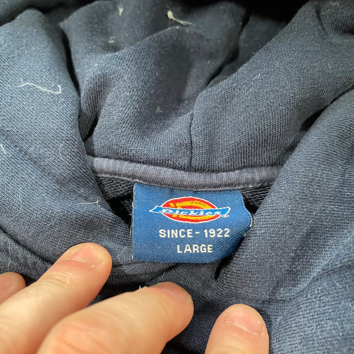 Navy Dickies Hoodie - Large
