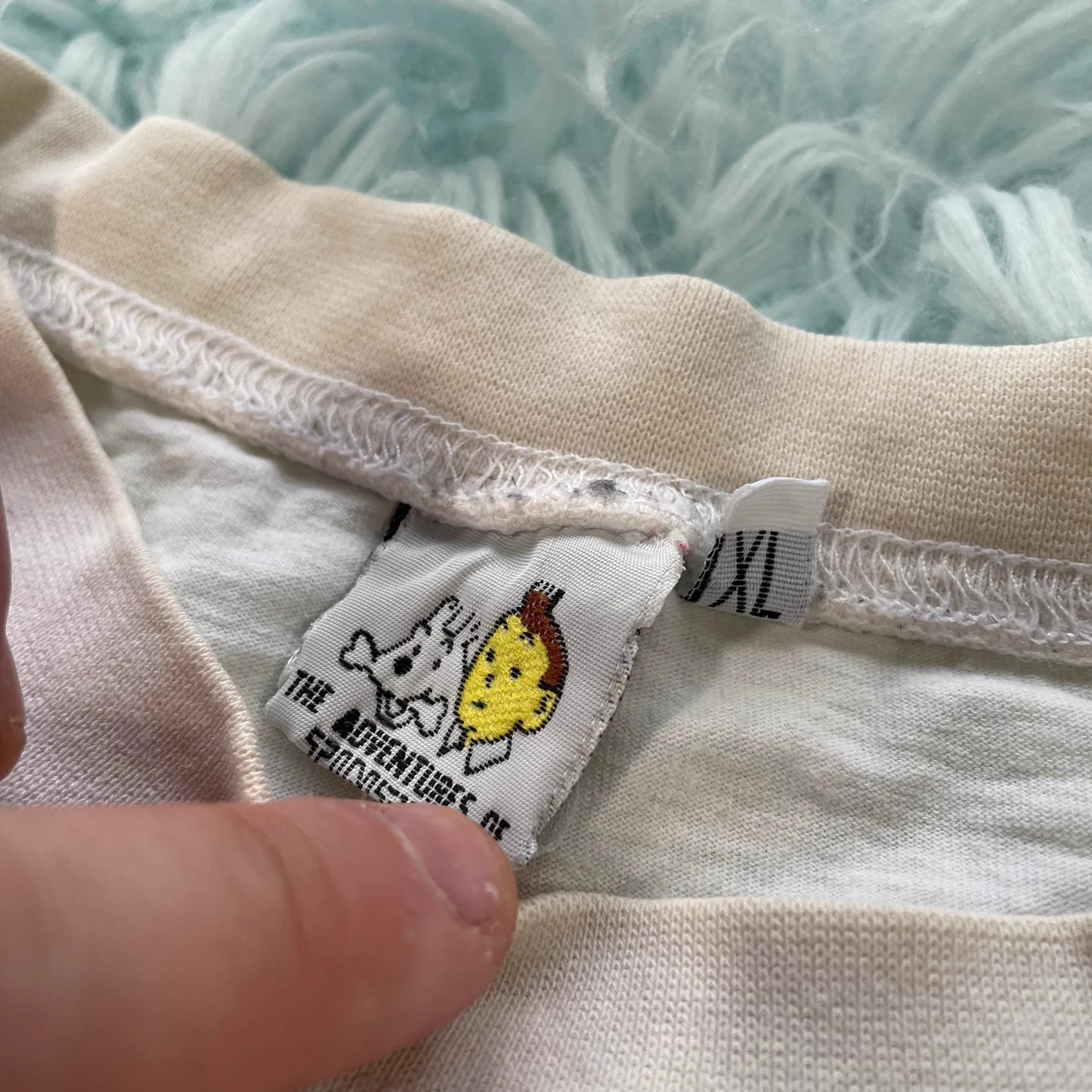 Vintage 90s White Adventures of Tintin Graphic T Shirt - XL