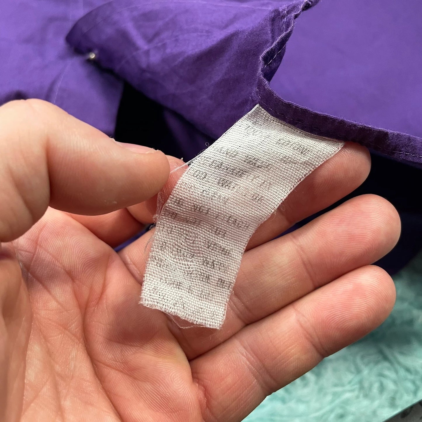 Vintage 90s Purple Versace Shirt Print - XL