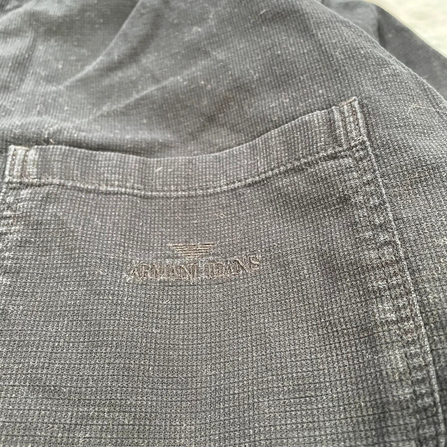 Vintage 90s Black Armani Jeans Shirt - Medium