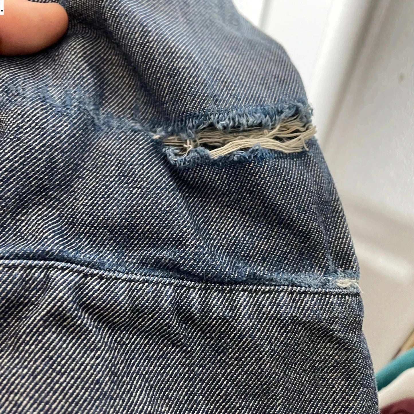 Vintage 00s Hip Hop Parkes Denim Jacket - Large