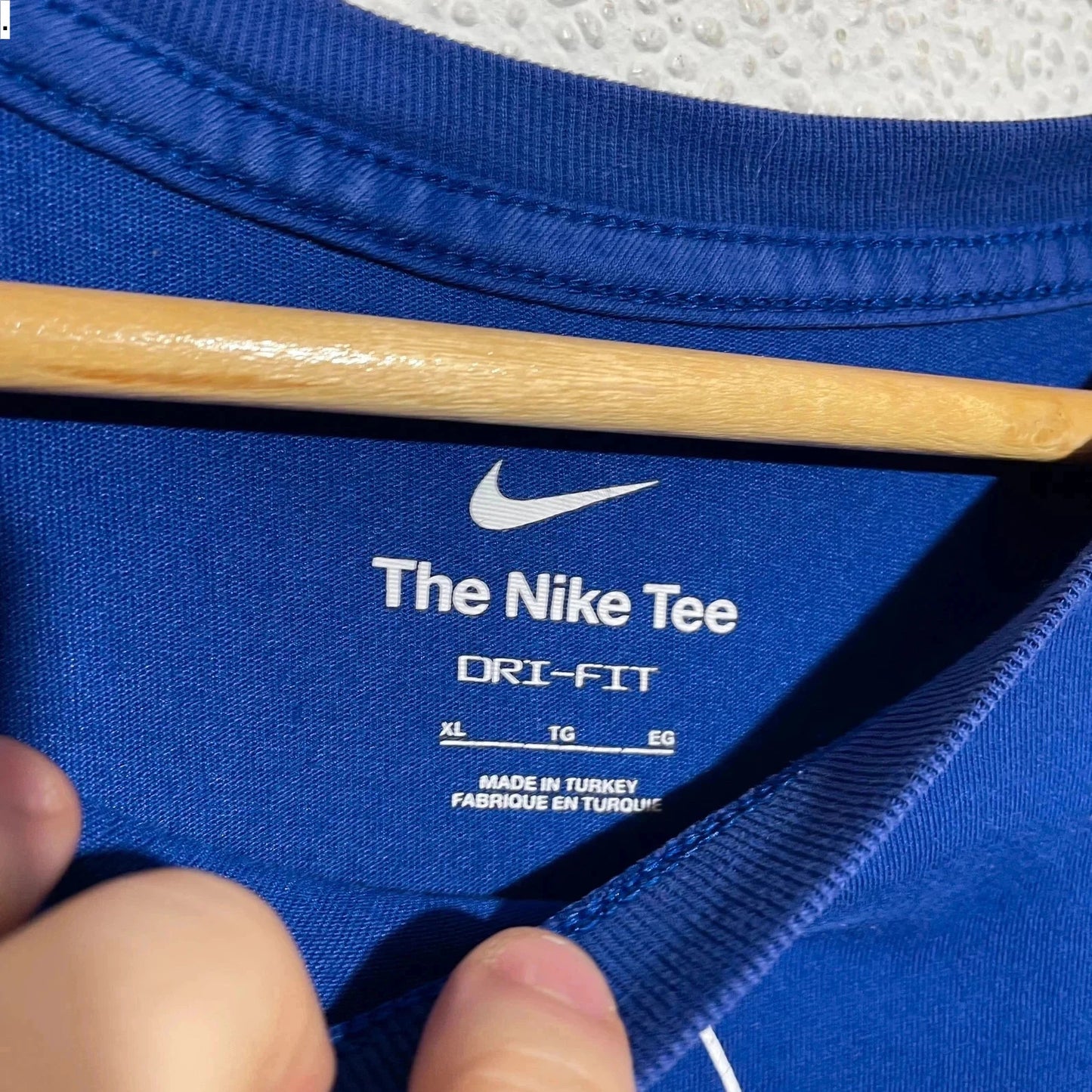 Blue Nike Graphic T Shirt - XL