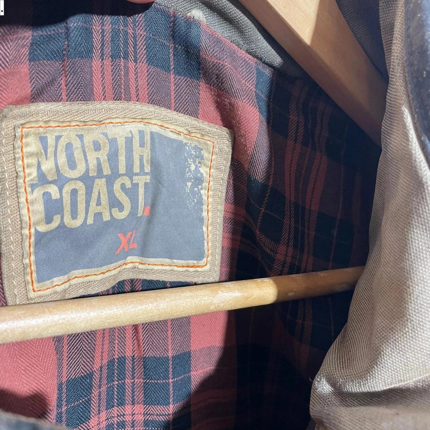 Vintage Brown Leather Jacket North Coast - XL