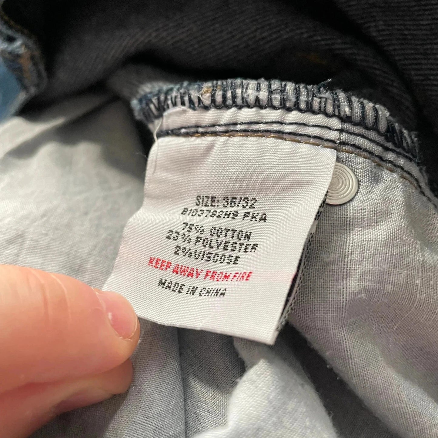 Vintage 90s Navy Joe Bloggs Baggy Jeans - 36W 32L