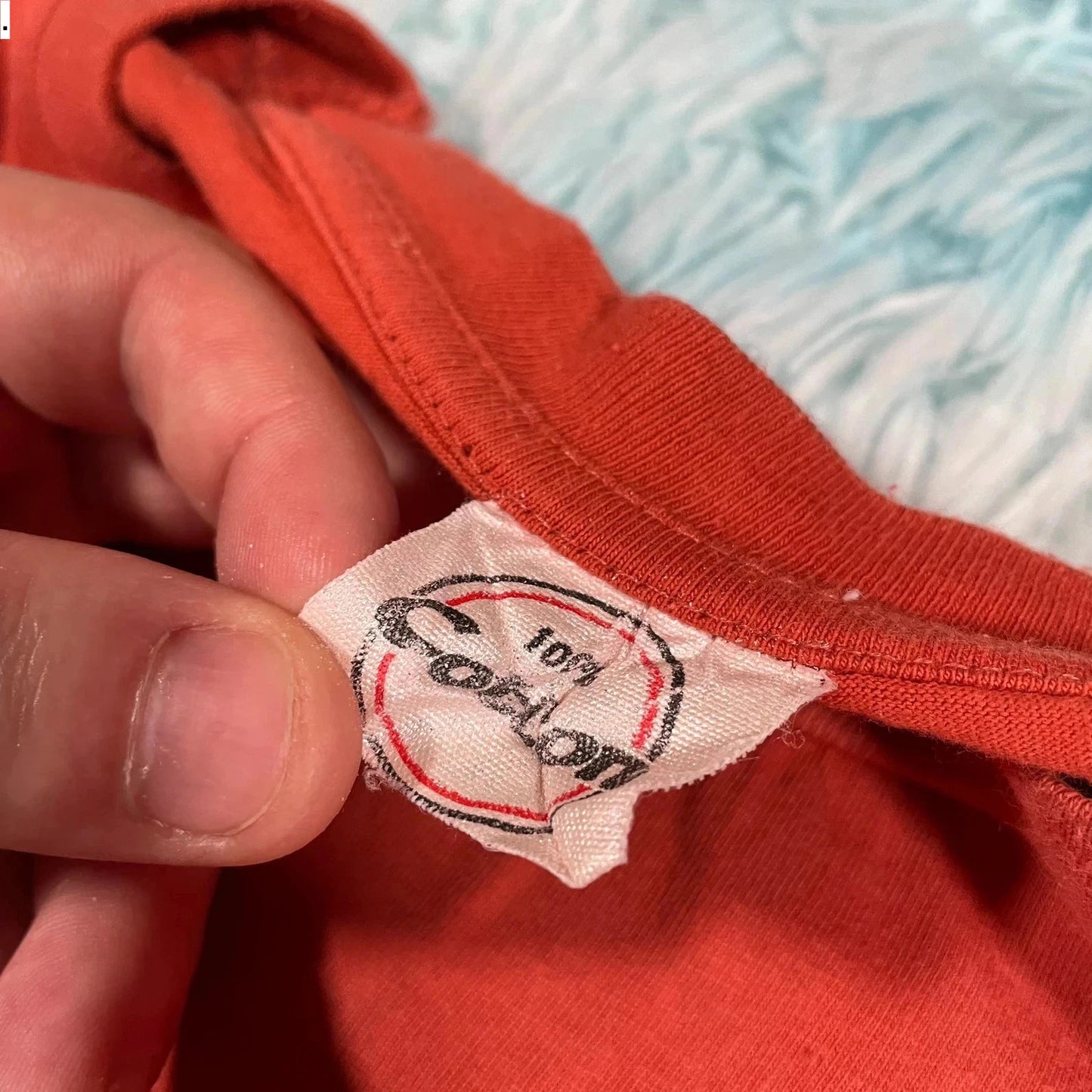 Vintage Orange Africa Graphic Print T Shirt - XL