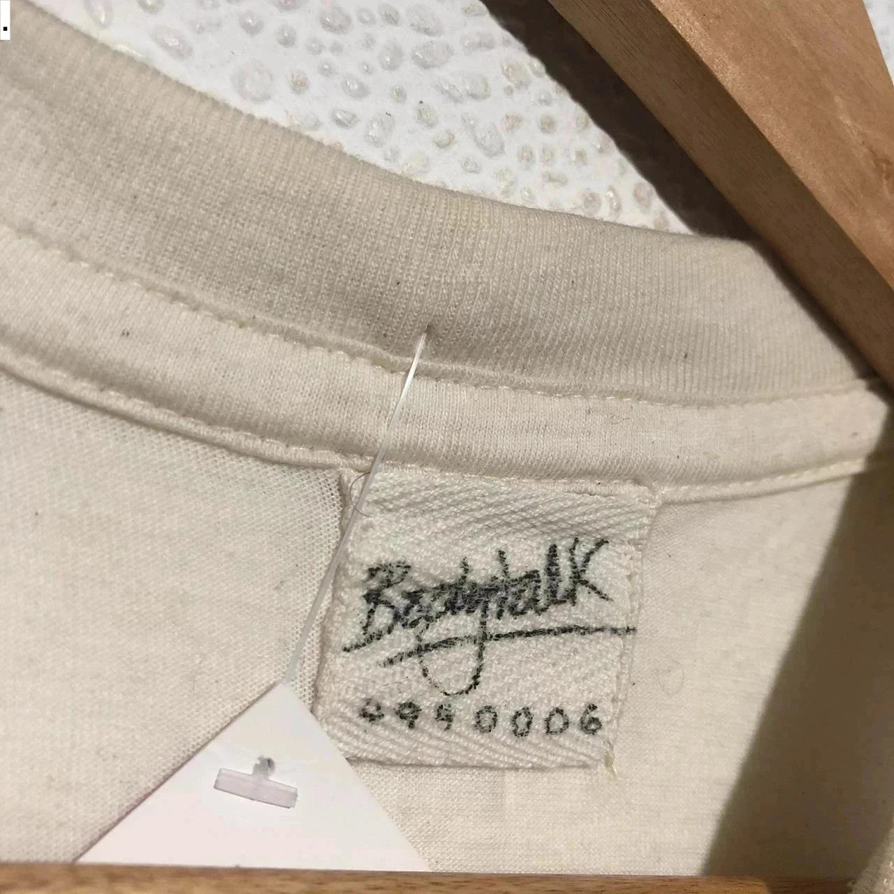 Vintage White Autumnal Graphic Print T Shirt - Large