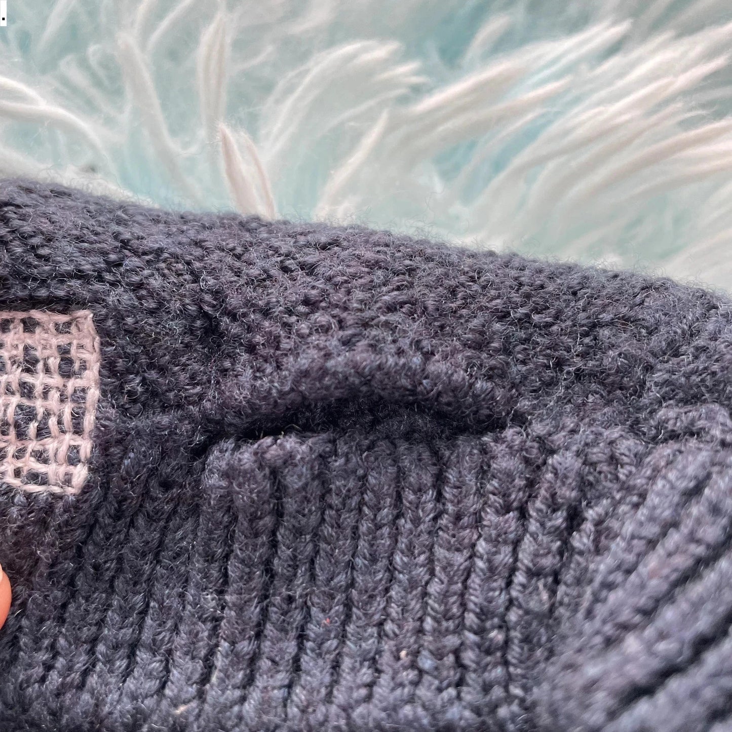 Navy Sheep Inc Knitted Jumper - Large