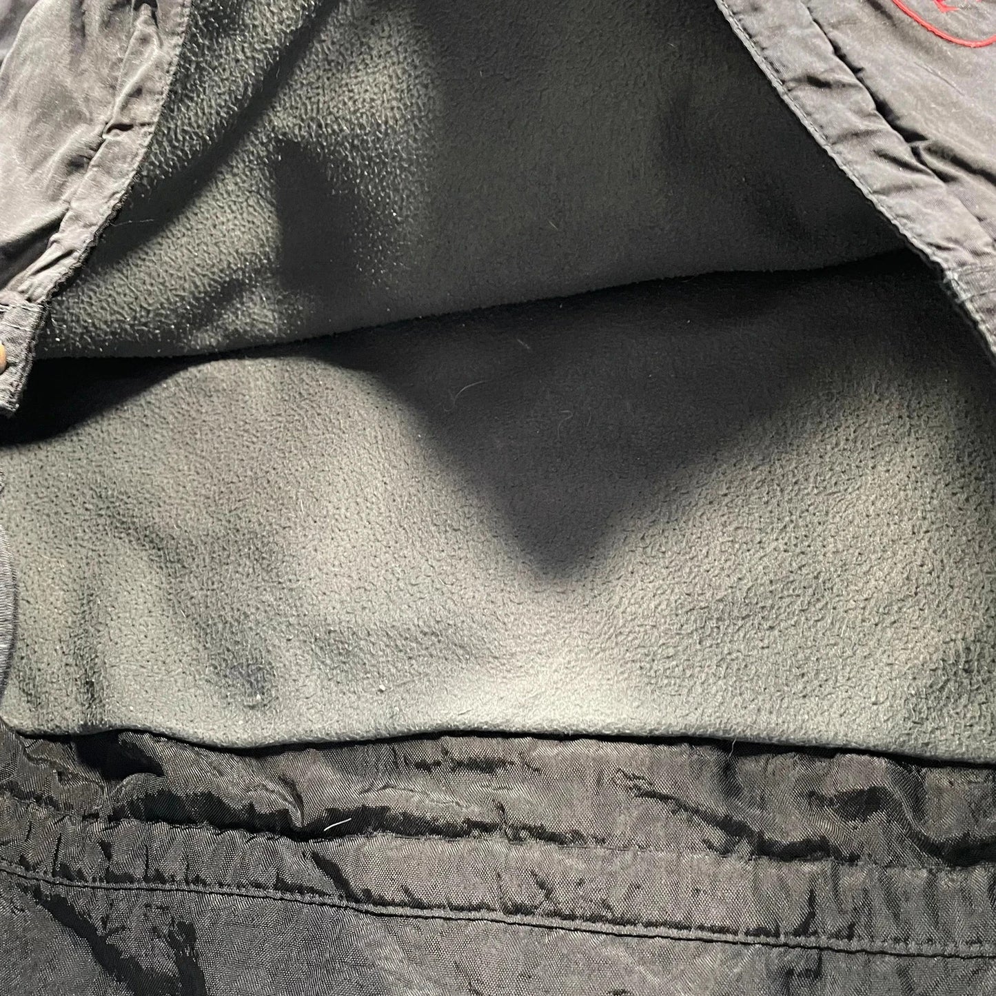 Vintage 90s Black Descente Fleeced Jacket - XL