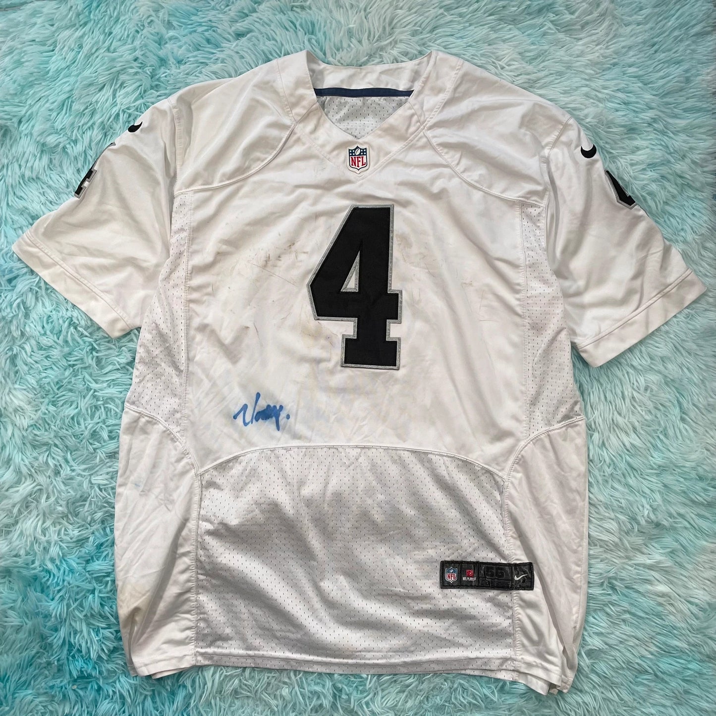 Vintage Nike NFL Jersey Carr 4 - XXL