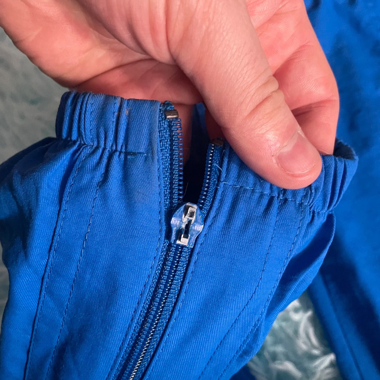 Vintage 90s Blue Adidas Full Ski Suit - Medium