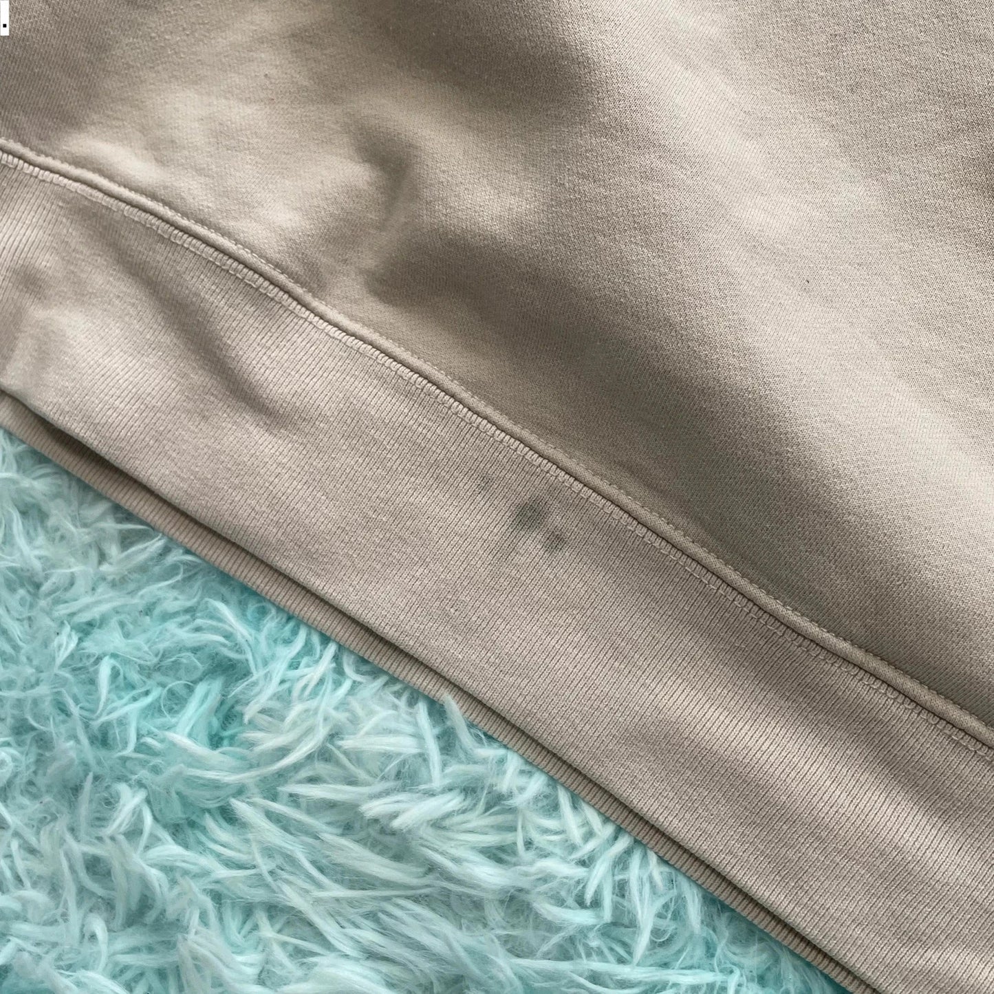 Vintage 90s Beige & Black Eddie Bauer 1/4 Zip Sweatshirt - XL