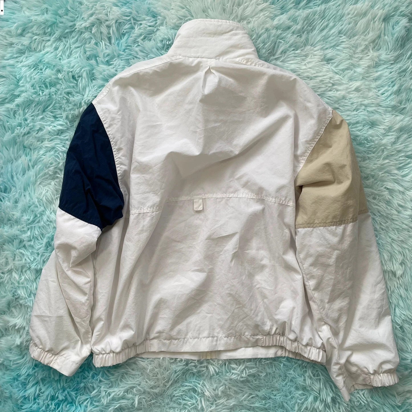 Vintage 90s White Nike Court Track Jacket - XL