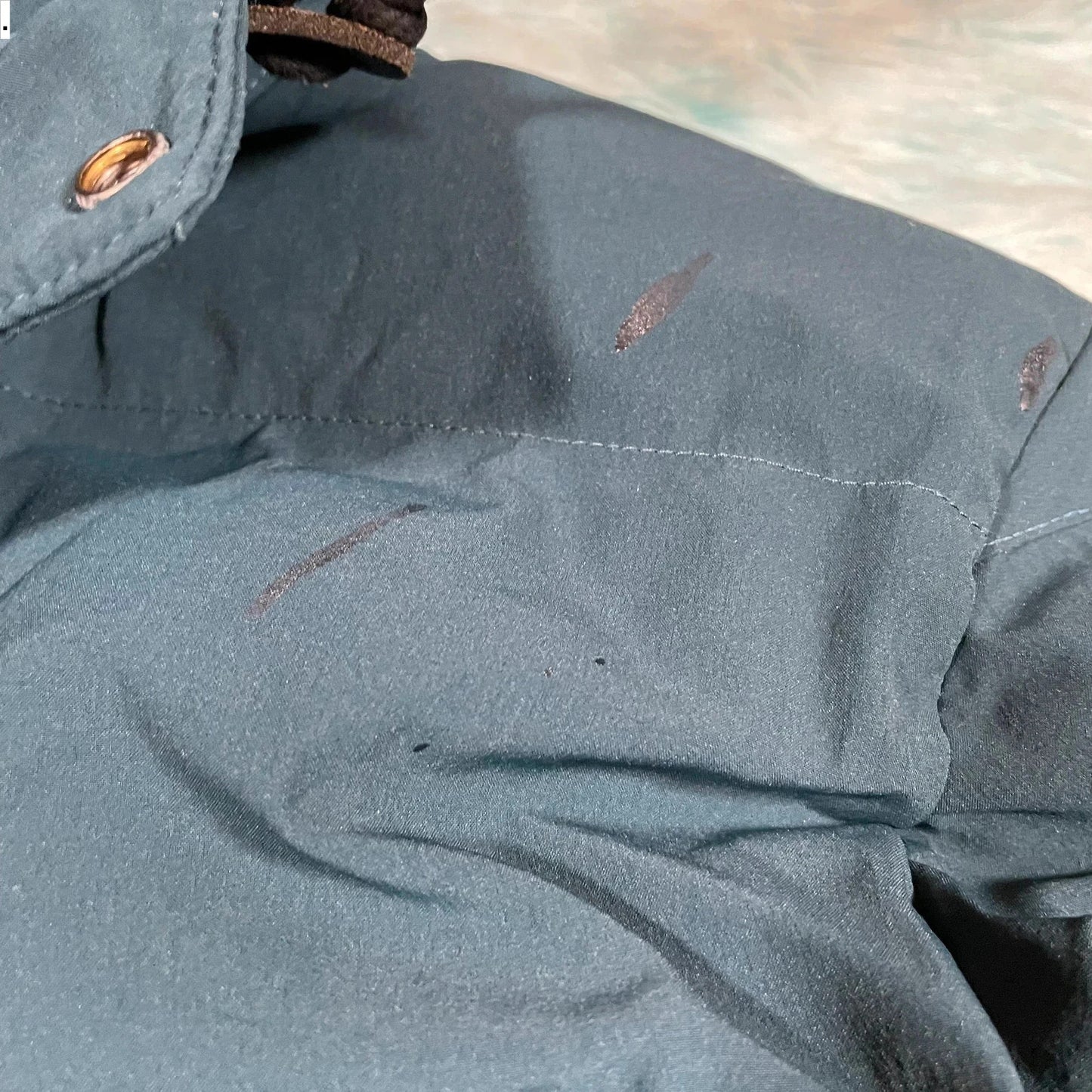 Ocean Blue Carhartt Puffer Jacket Alpine Coat - Medium