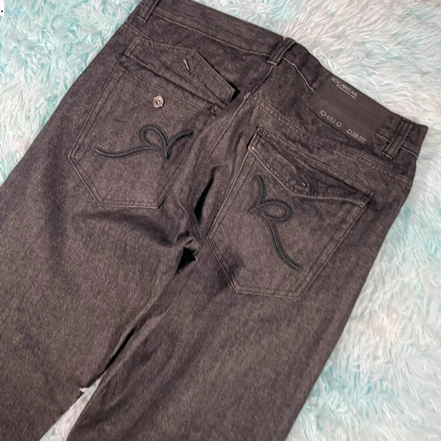 Vintage Black Rocawear Baggy Jeans - 36W 32L