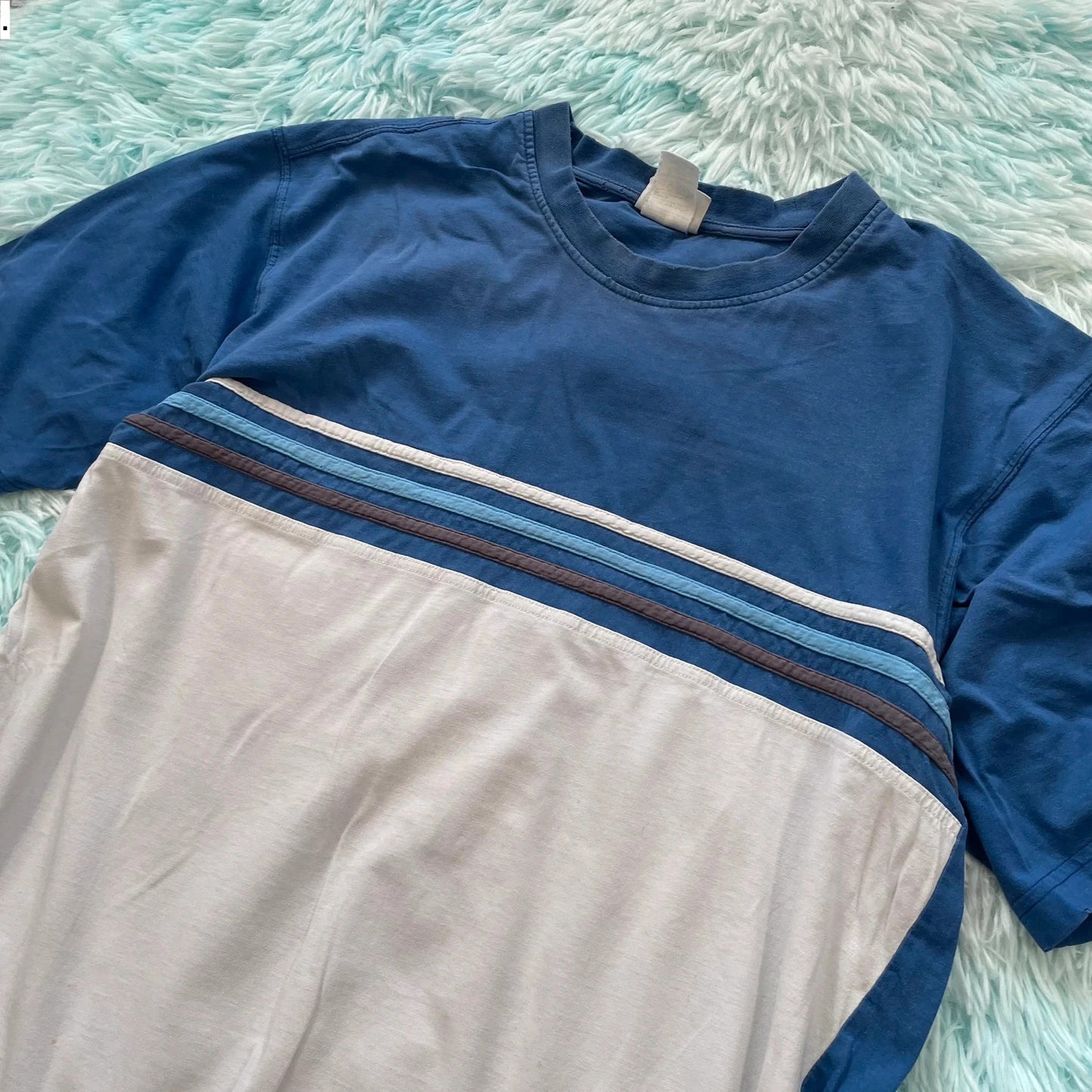 Vintage 90s Blue Adidas T Shirt - XL