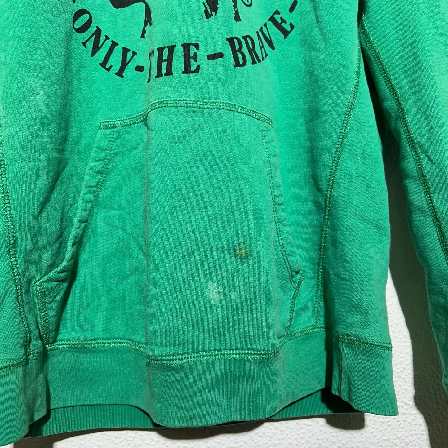 Green Diesel Hoodie Mohawk Graphic - Medium