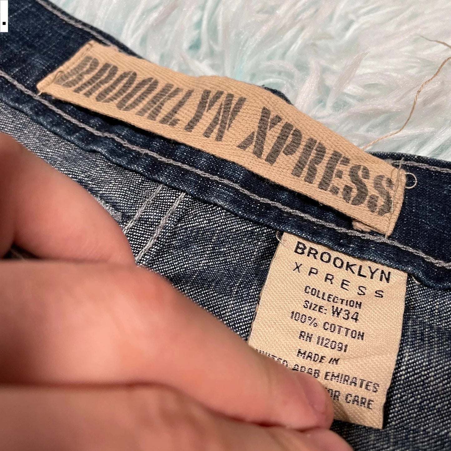 Vintage 00s Baggy Jean Shorts Jorts - W34