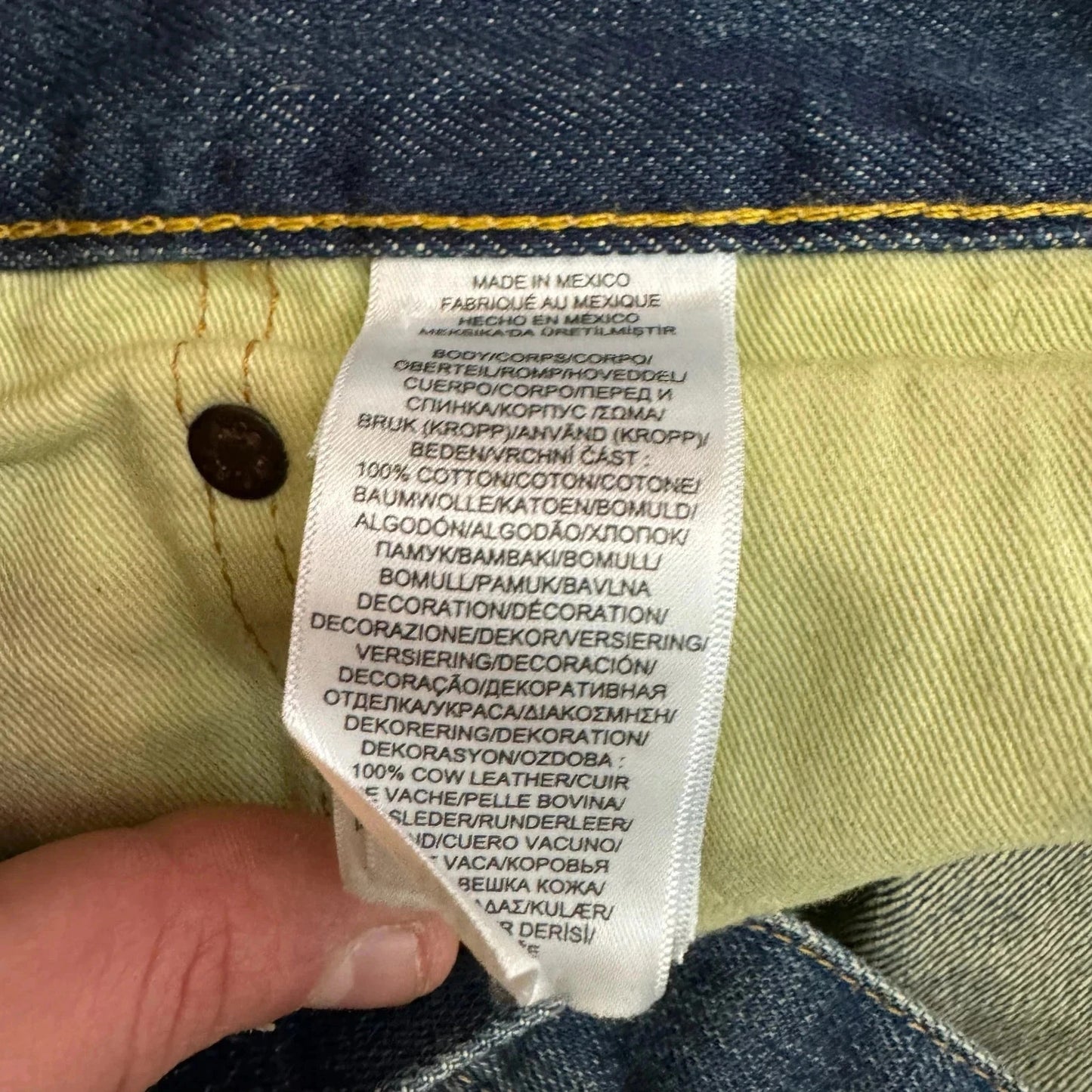 Vintage Blue Polo Ralph Lauren Jeans Straight Leg - 32W 32L