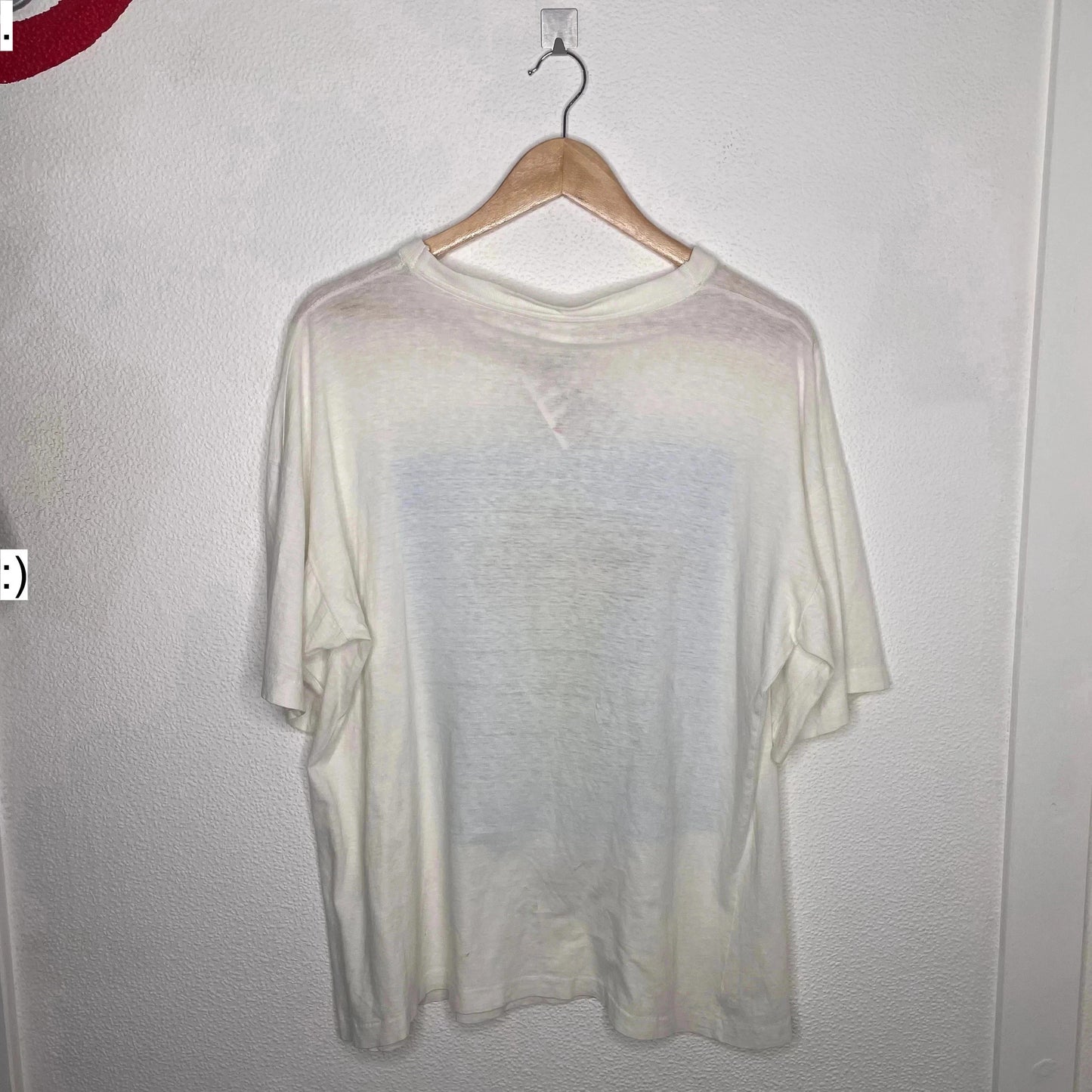 Vintage 90s White Merrydown Cider Graphic T Shirt - Large