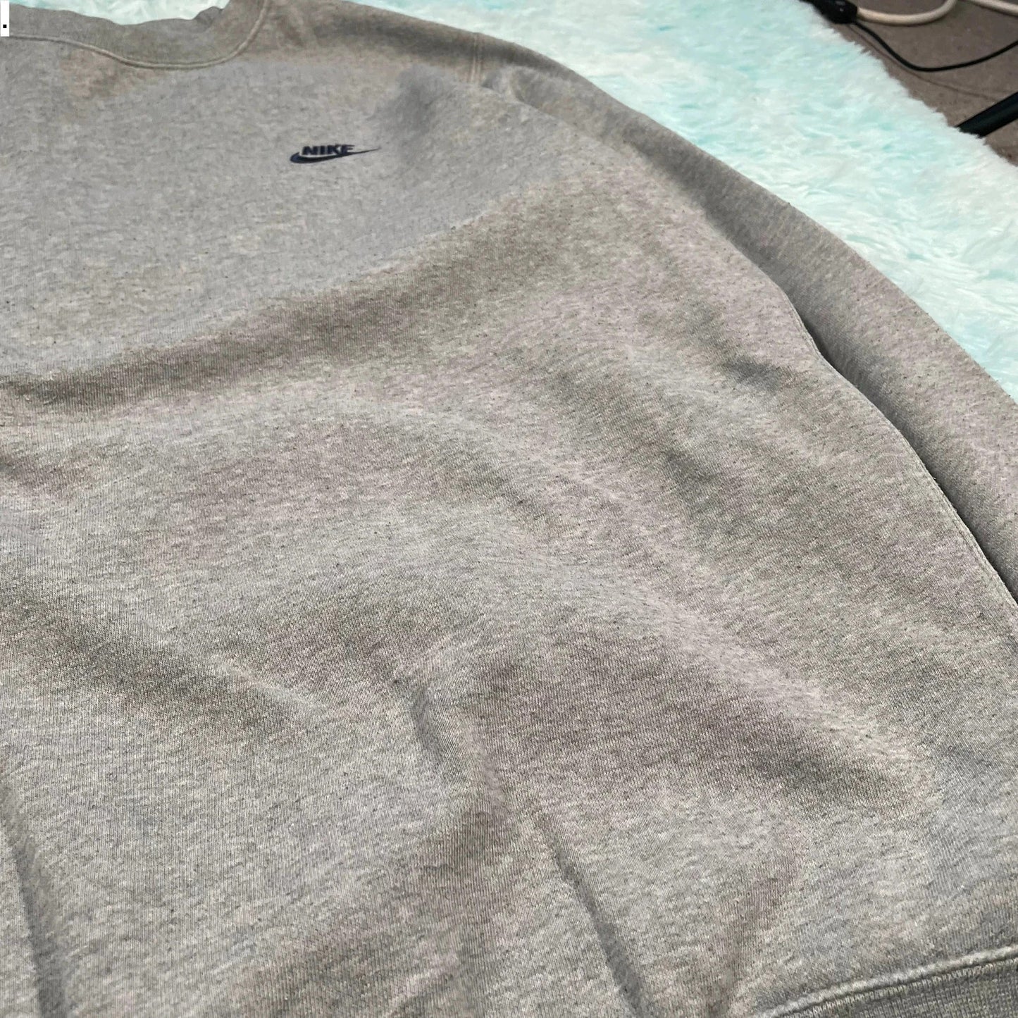Grey Nike Sweatshirt Plain - Large