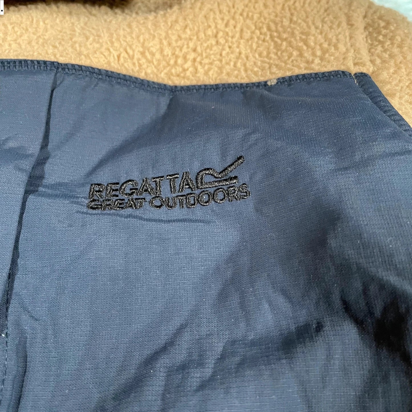 Beige Regatta Sherpa Fleece Jacket - Medium