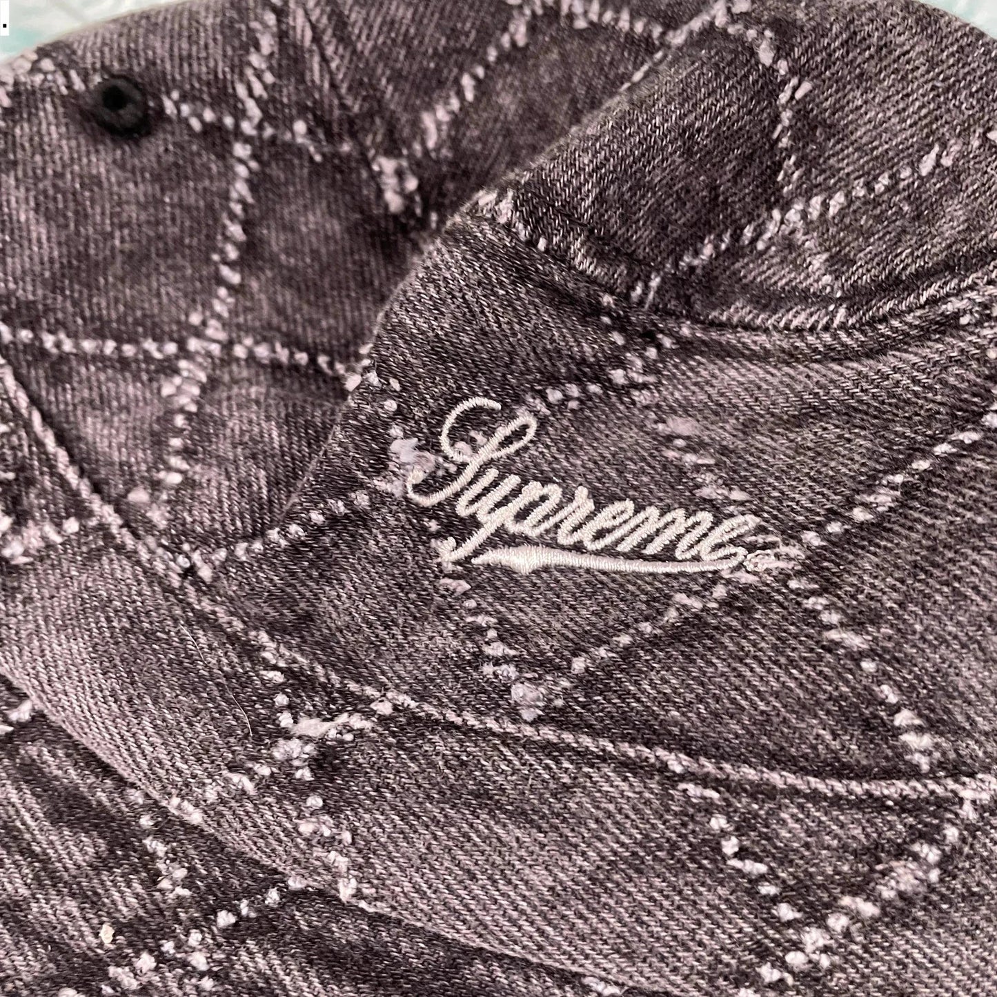 Grey Supreme Bucket Hat - M/L