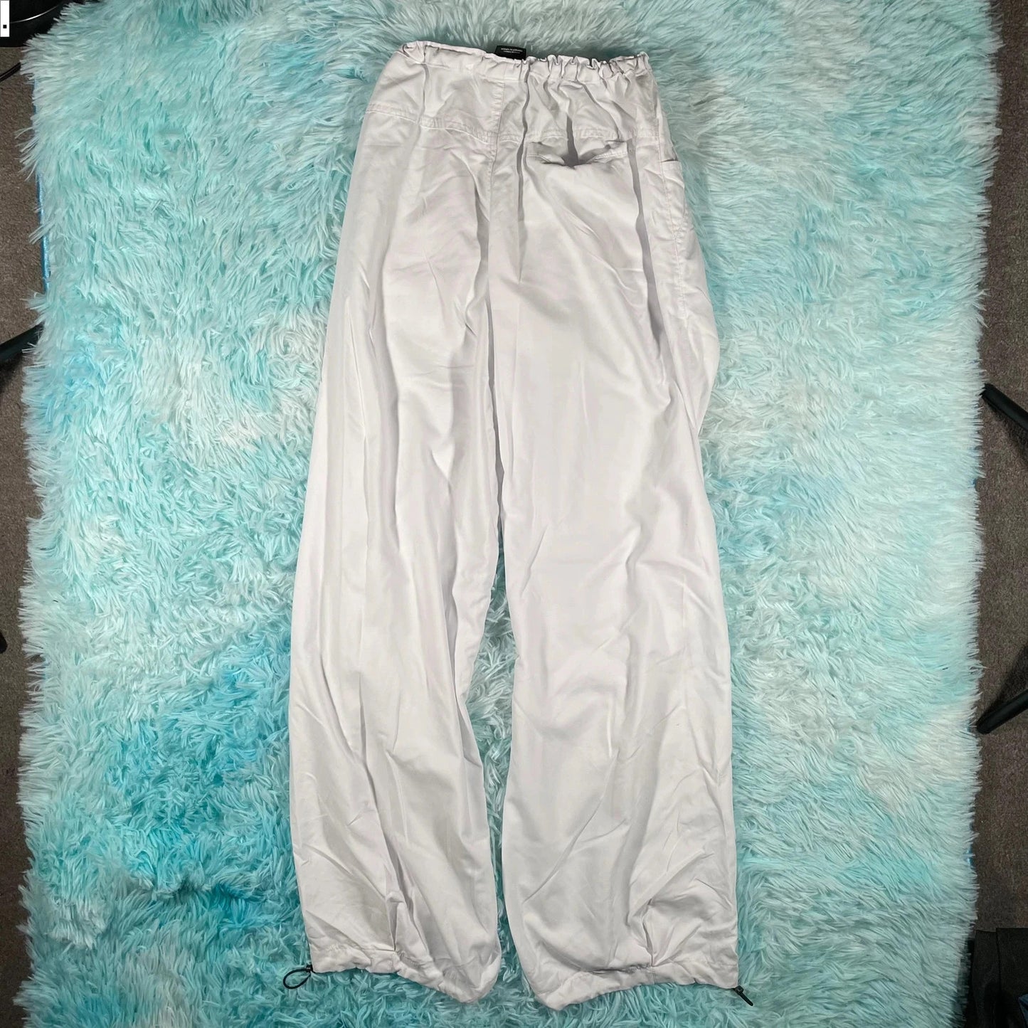 White iets frans Parachute Pants Bottoms Urban Outfitters - XS
