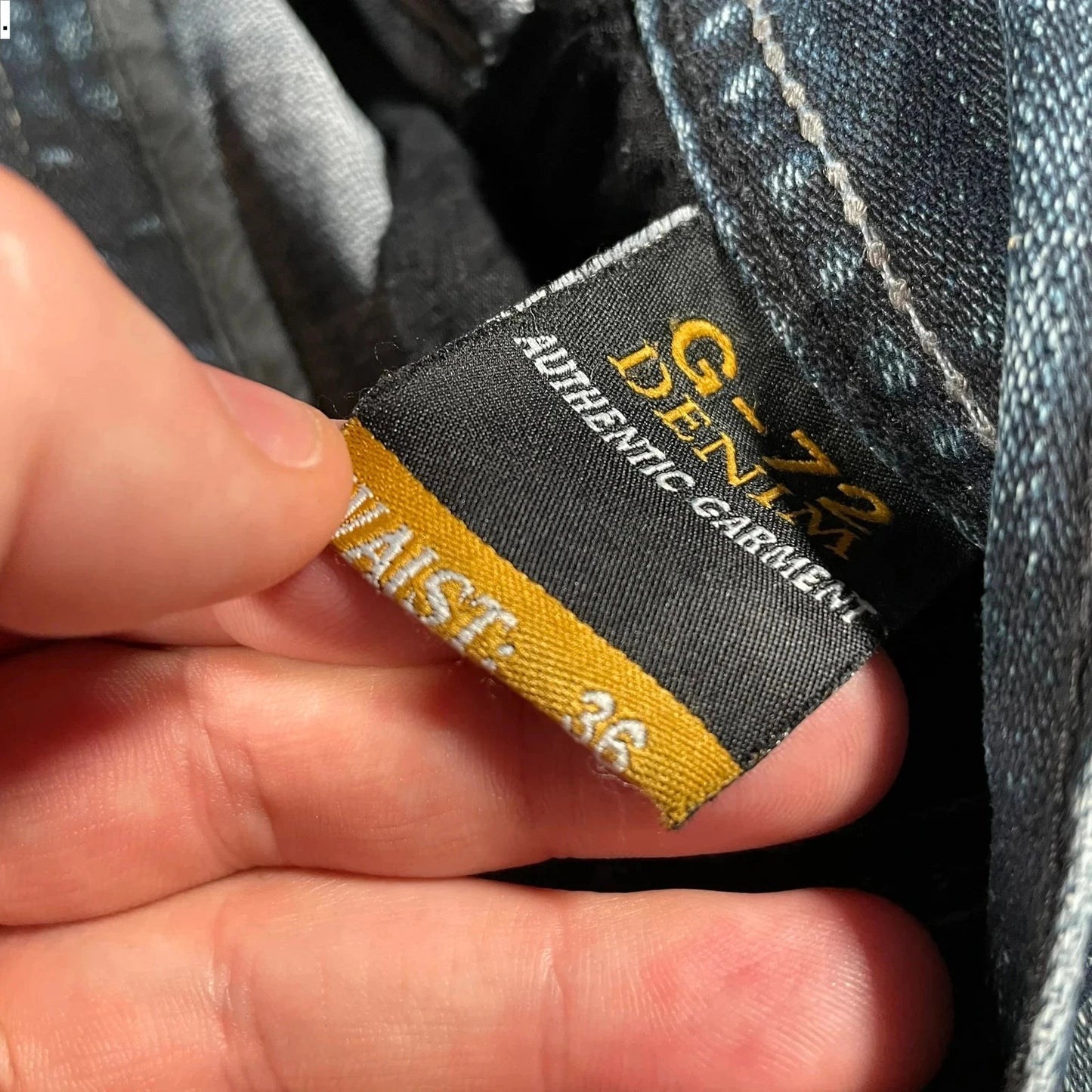 Vintage 00s G-72 Jeans Baggy Patterned - W36 L32