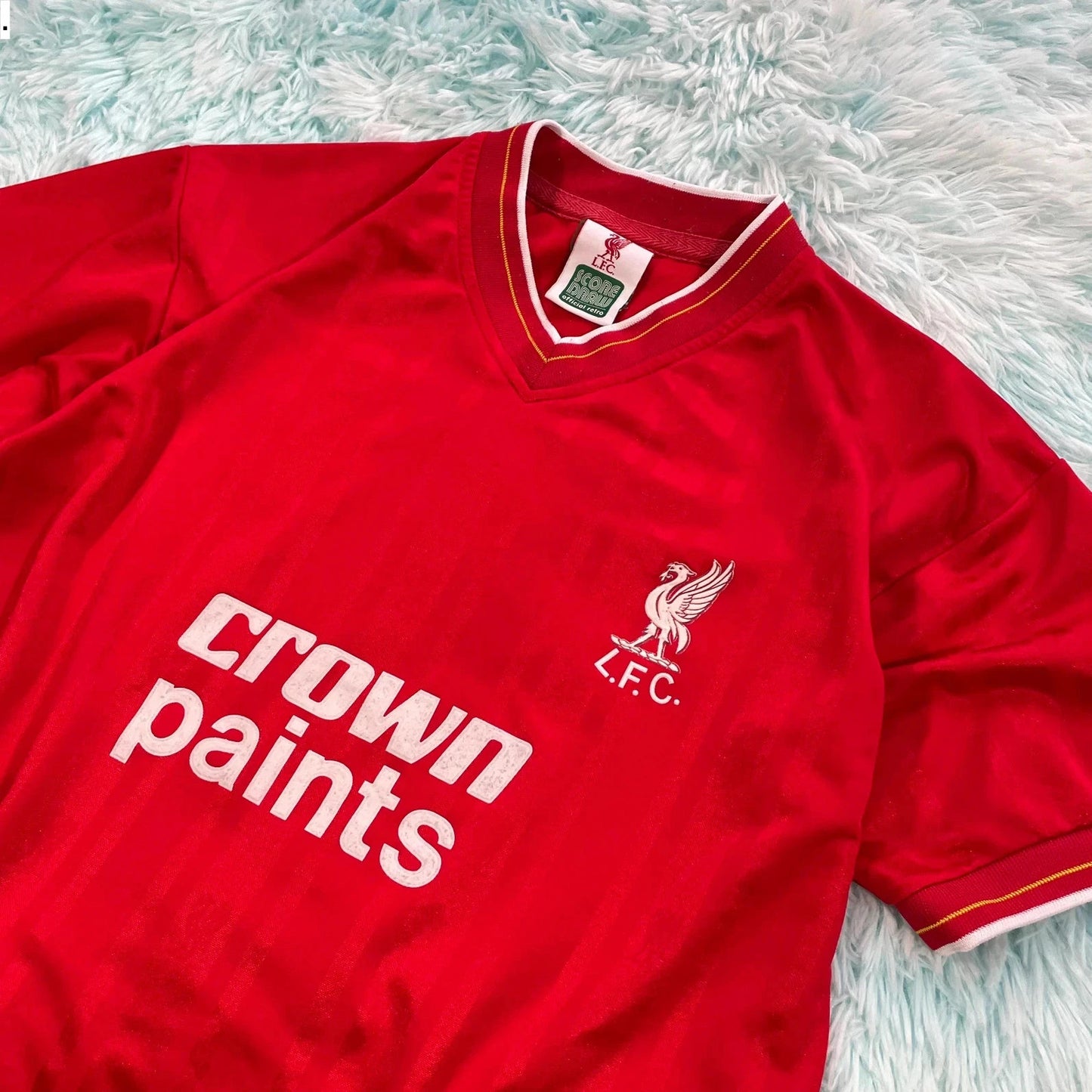 Retro Liverpool Shirt Score Draw - Medium